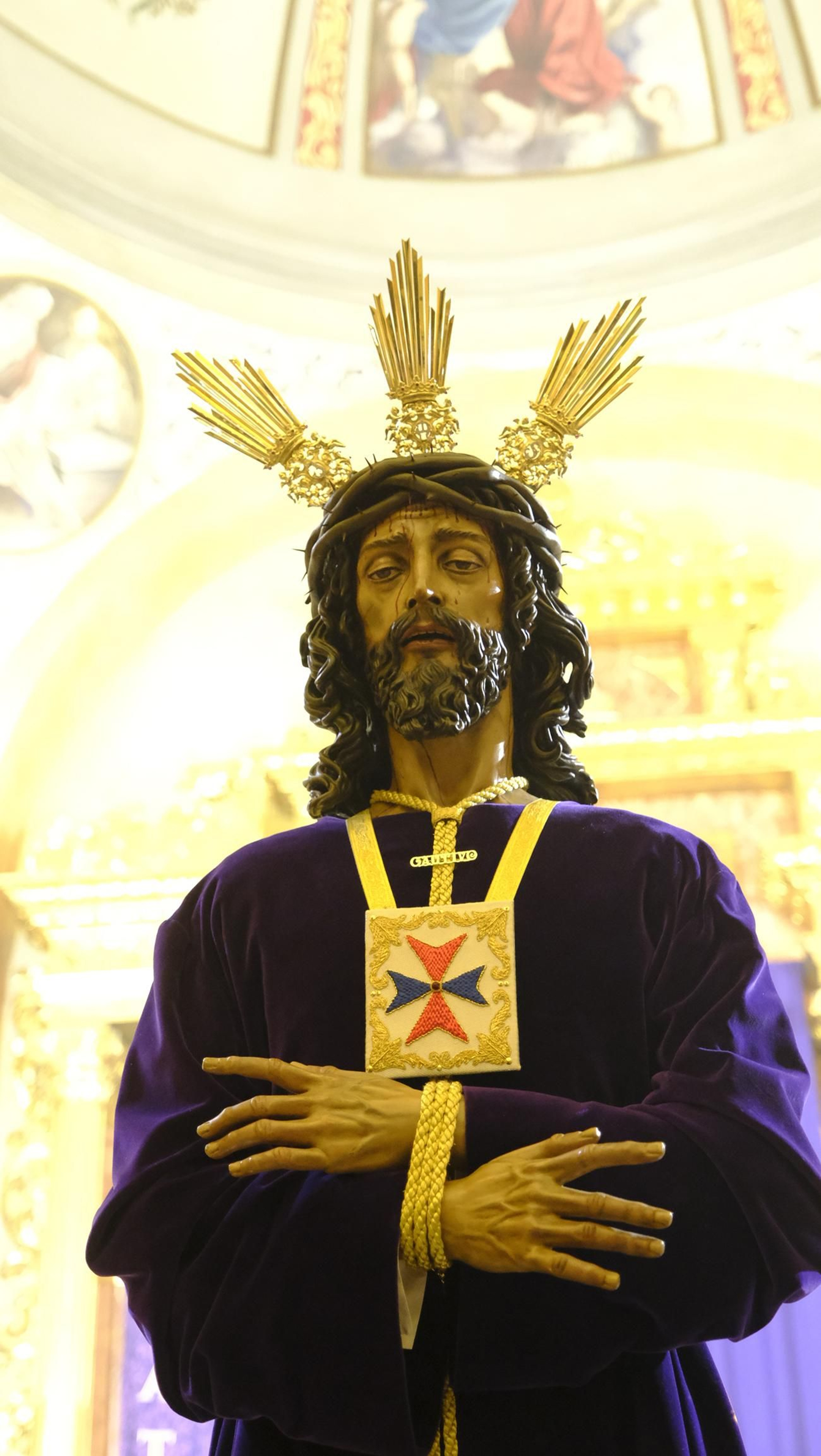 Imágenes del Besapiés de Jesús Cautivo de Medinaceli, en la Catedral de Almería