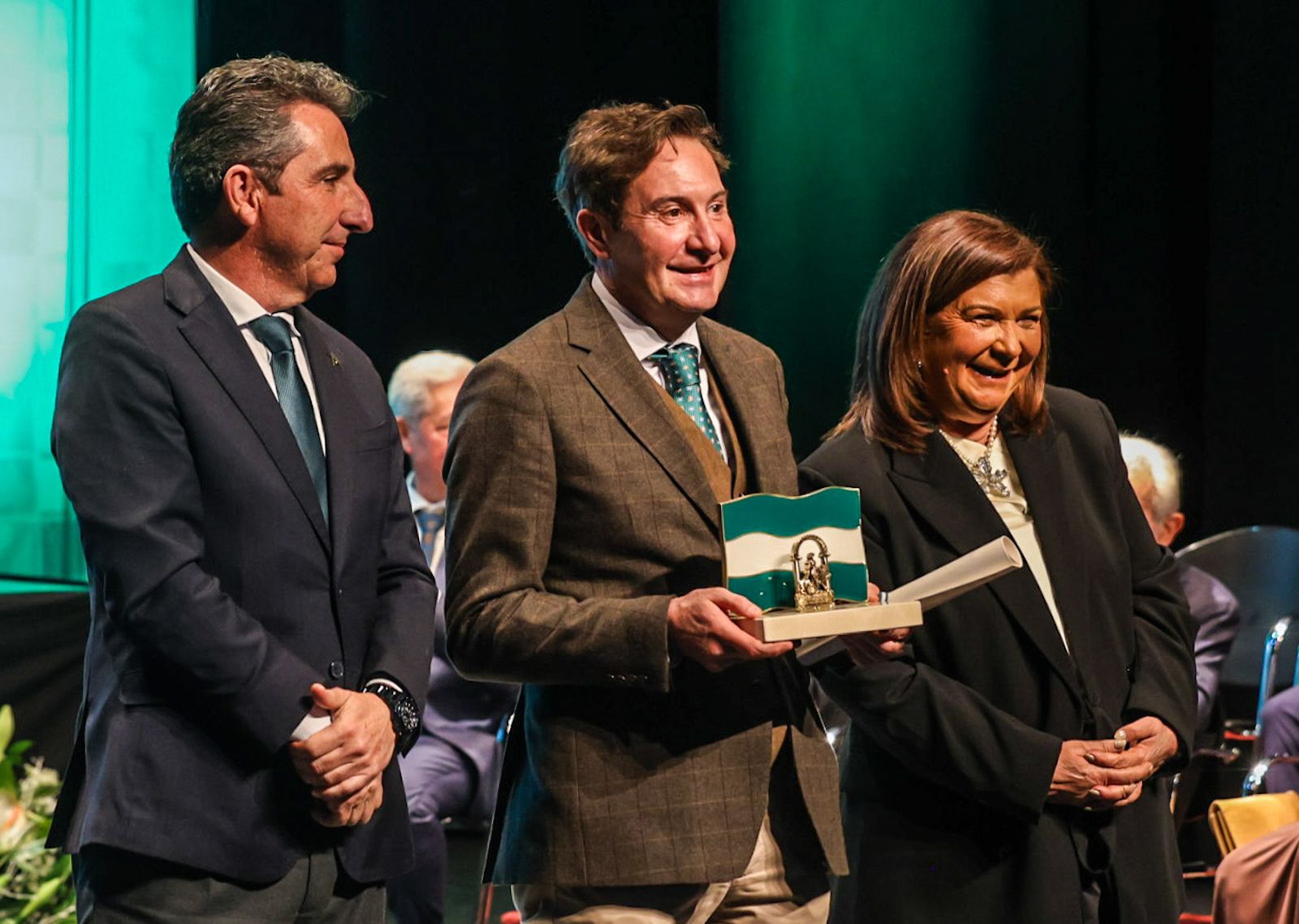 Fotografías del acto de entrega de las Banderas de Andalucía con motivo del 28F