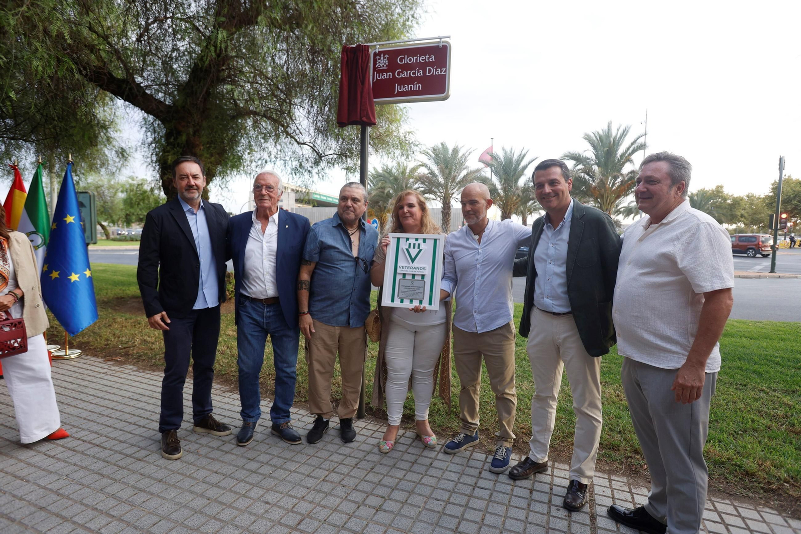 Las mejores imágenes del acto en homenaje a Juanín, leyenda del Córdoba CF