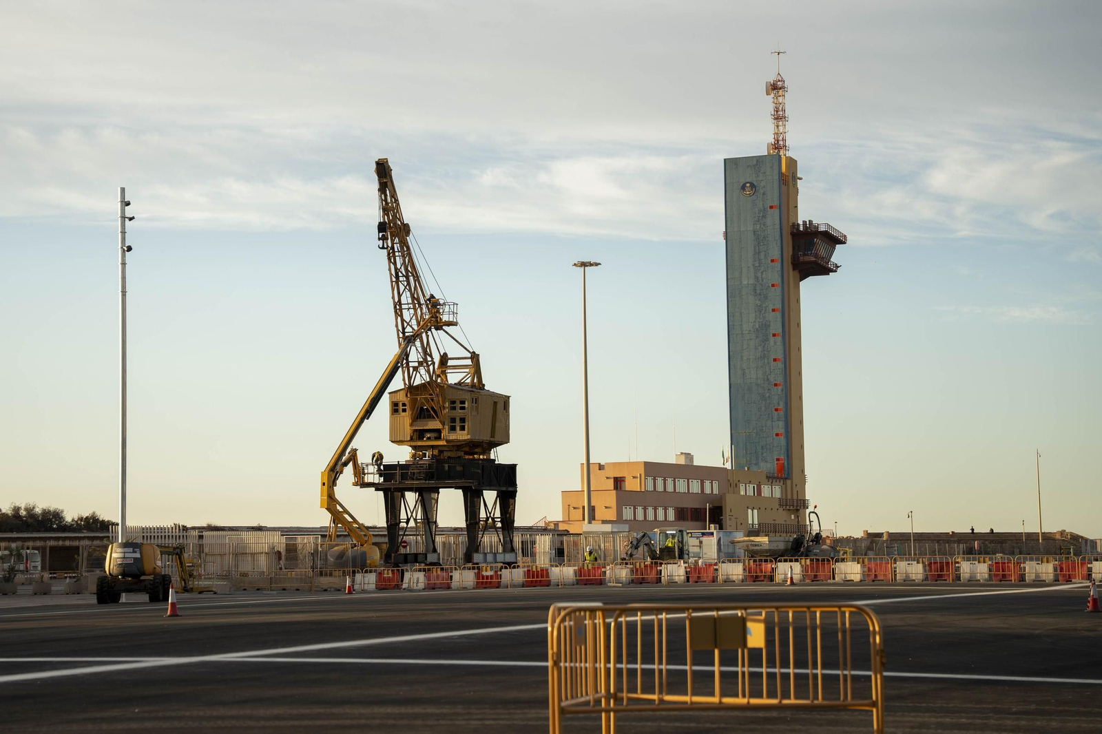 En imágenes las obras del Puerto Ciudad de Almería
