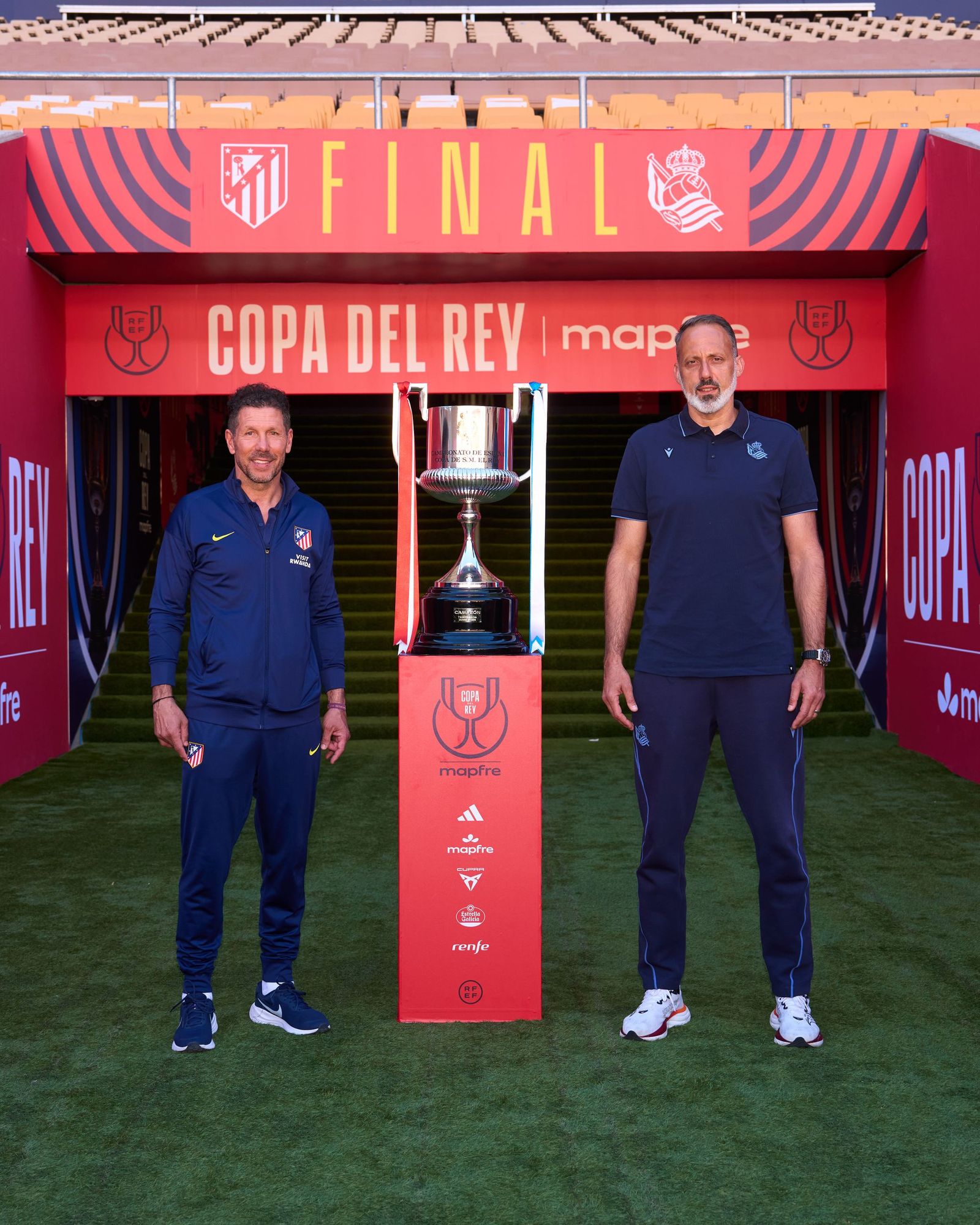 Las fotos de la previa de la final de la Copa del Rey