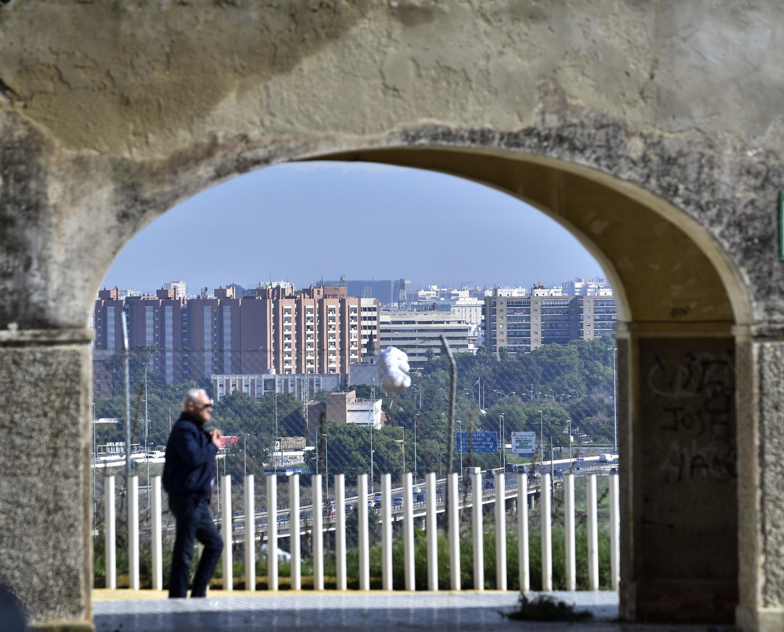 La barriada de El Monumento, en imágenes