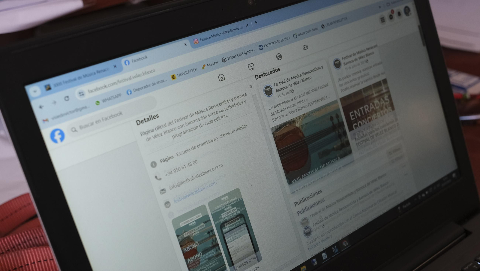 El día a día de los voluntarios en el Festival de Vélez Blanco, en imágenes