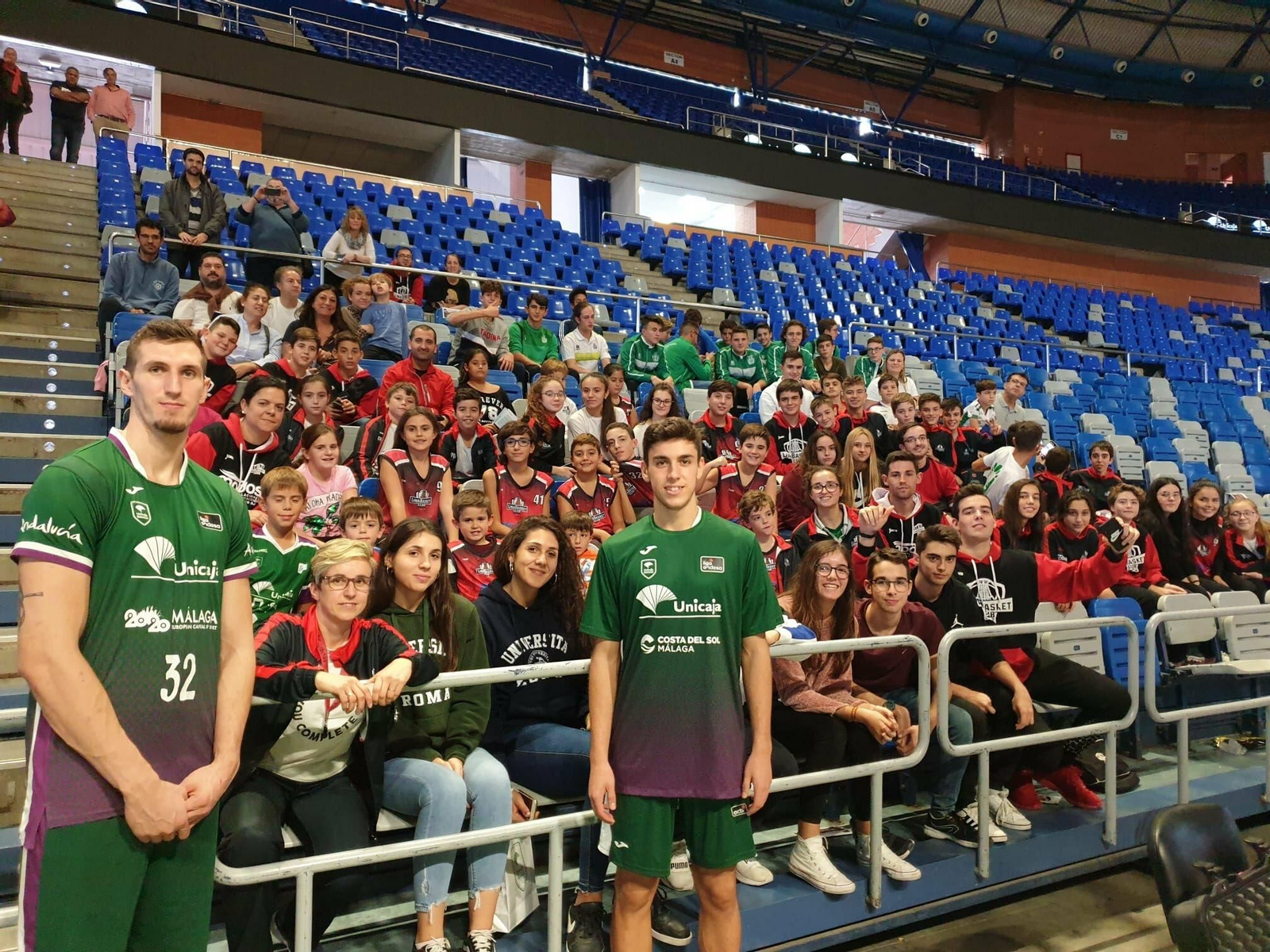 Pablo Sánchez y Rubén Guerrero, con el CB Linares.