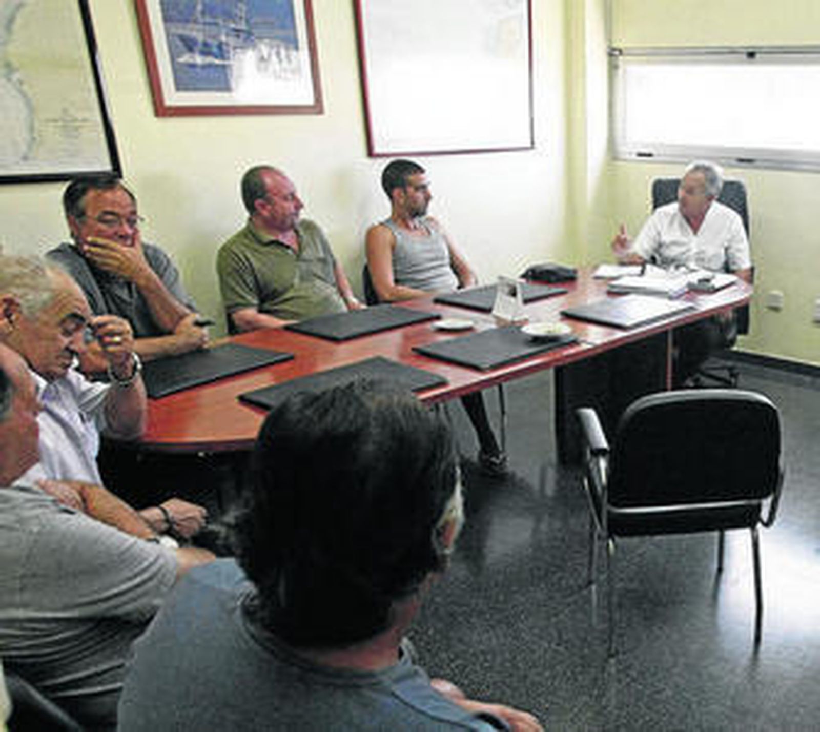 Imagen durante la reunión de armadores en Algeciras el pasado lunes.