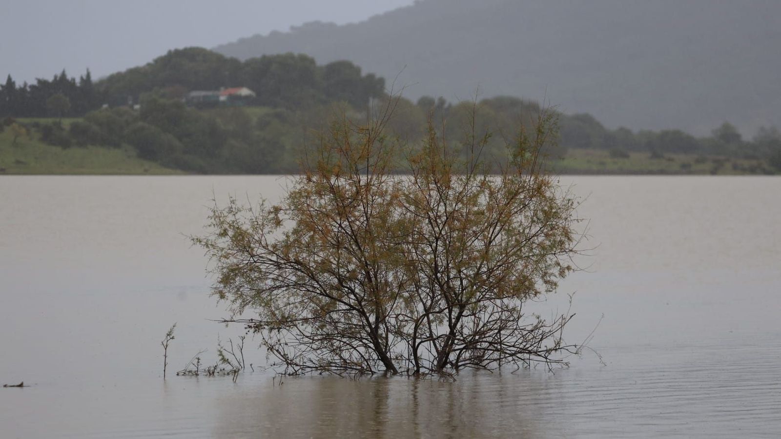 El embalse de Charco Redondo roza su capacidad tras los últimos temporales y revive el temor a nuevas inundaciones.