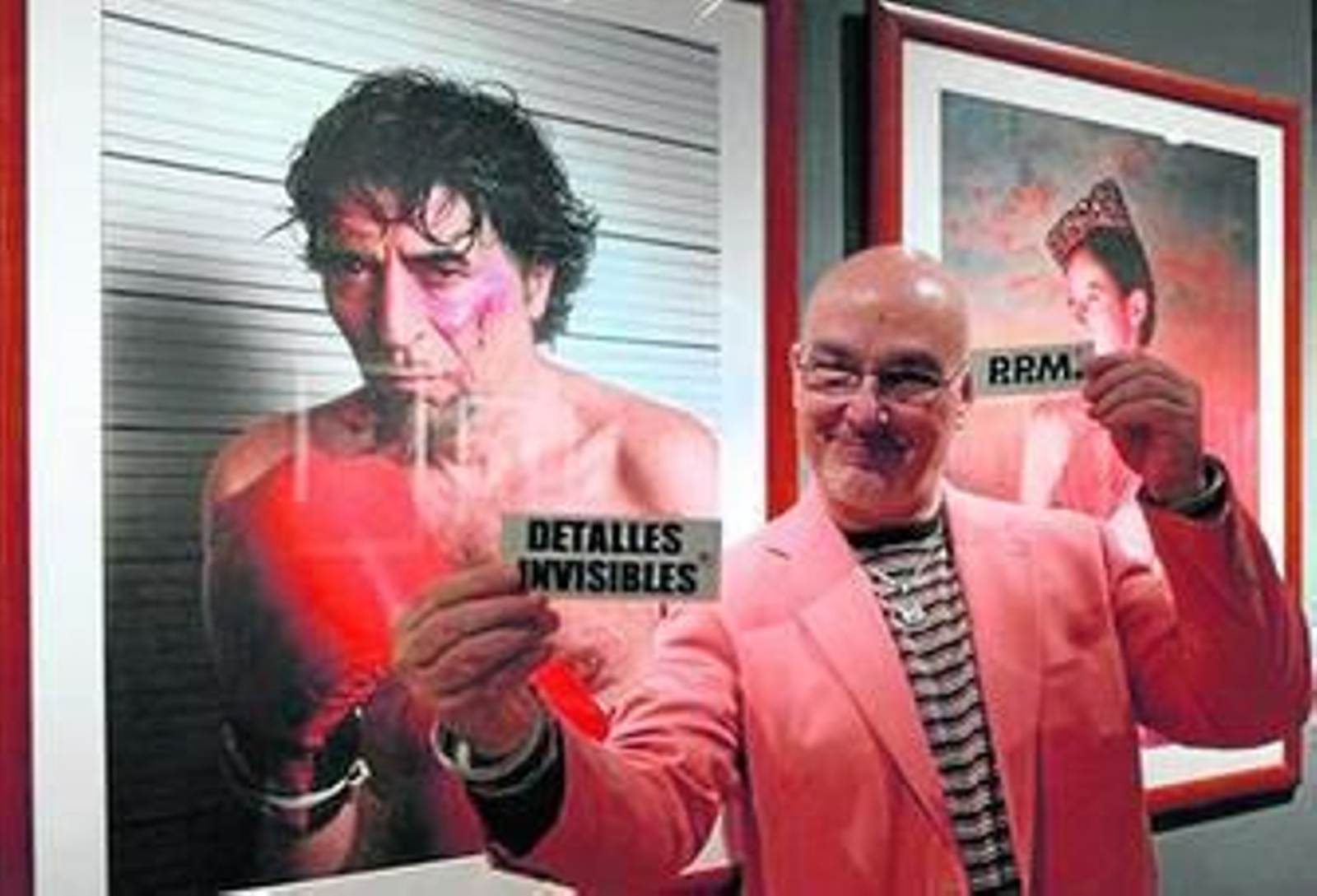 La muestra incluye trabajos como la fotografía de portada del disco de Sabina 'Dímelo en la calle'.