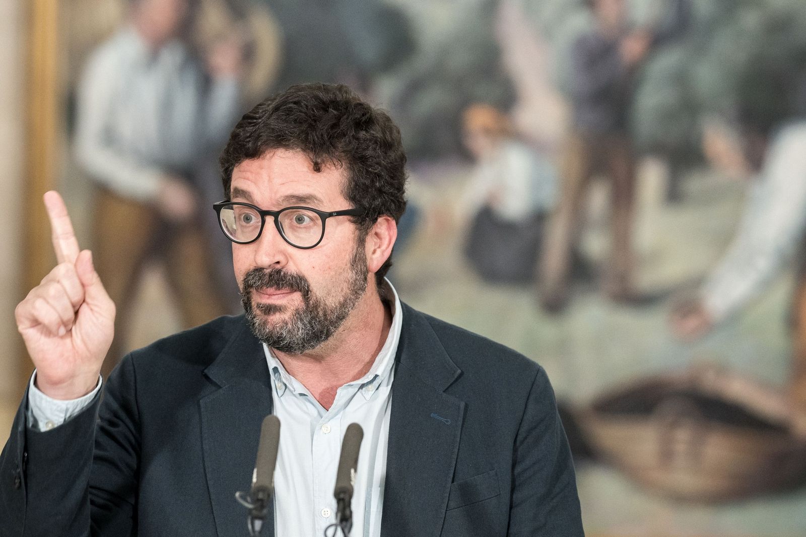 El secretario de Estado de Trabajo, Joaquín Rey.