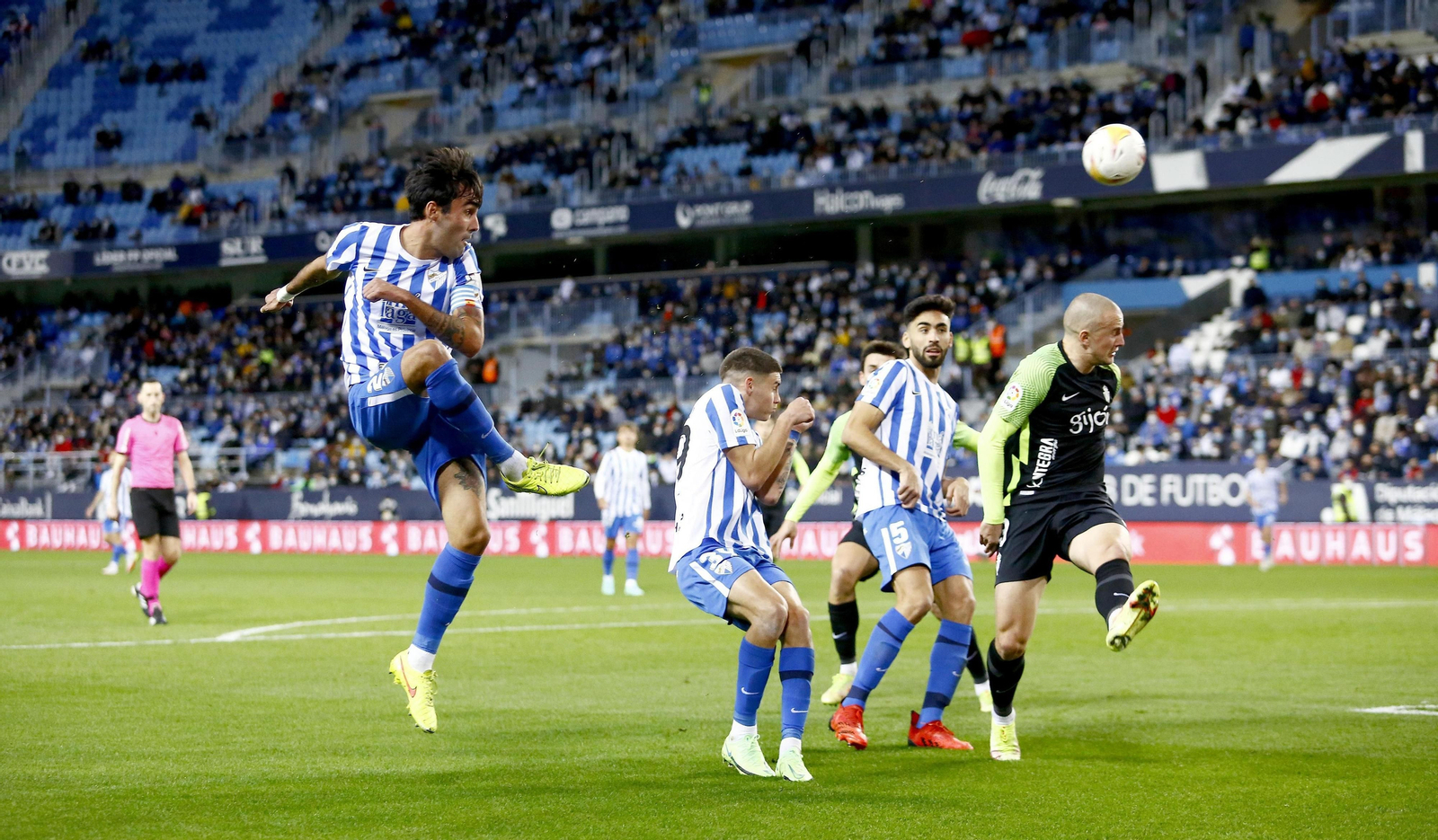 Las fotos del Málaga CF-Sporting de Gijón
