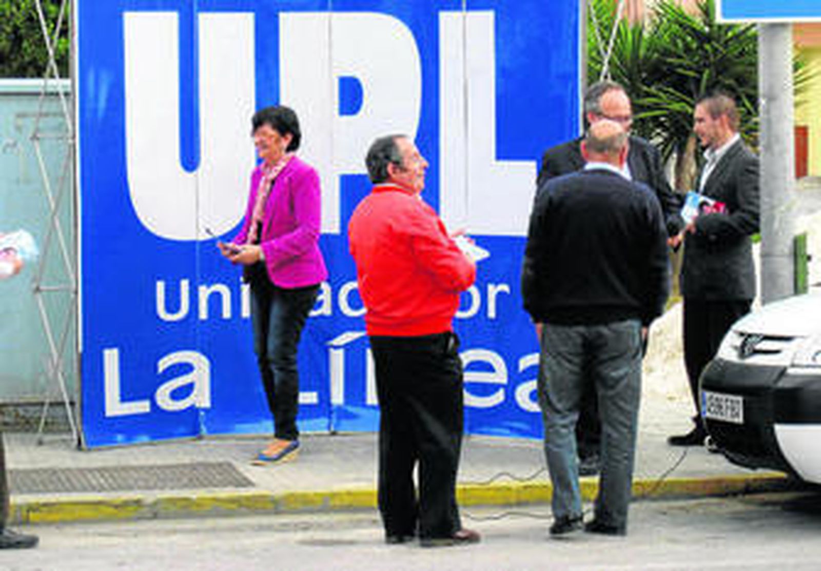 Isabel Soiza, durante un acto en la barriada de Periáñez.