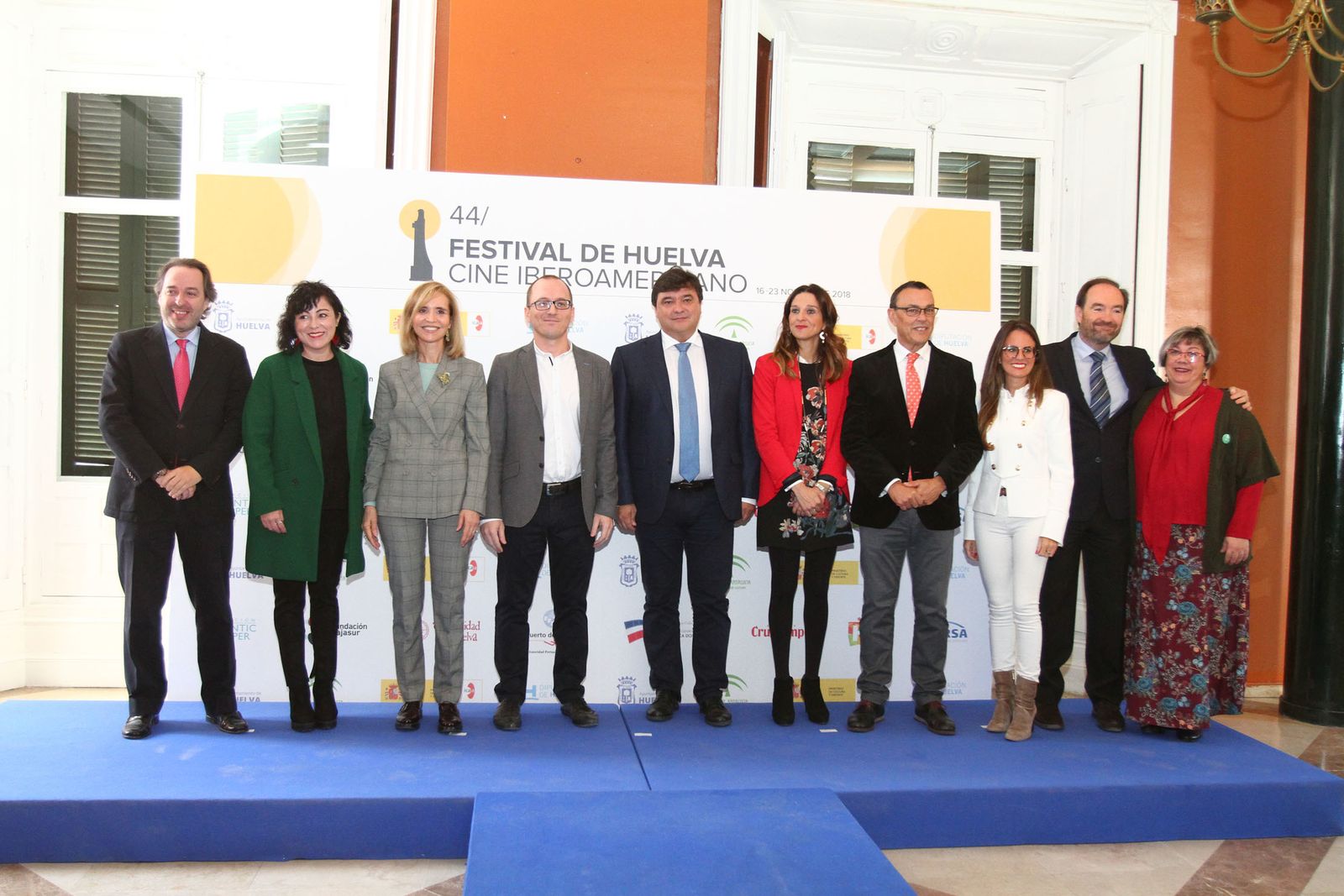 Imágenes de la presentación de la 44 edición del Festival de Huelva Cine Iberoamericano