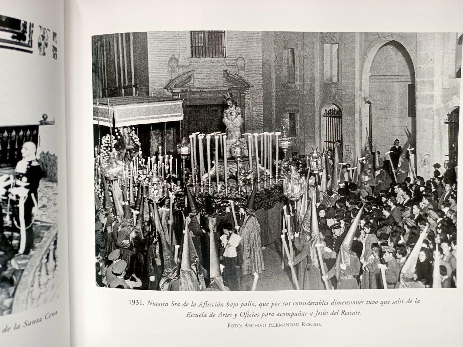 Estación de penitencia de la Hermandad del Rescate en 1931