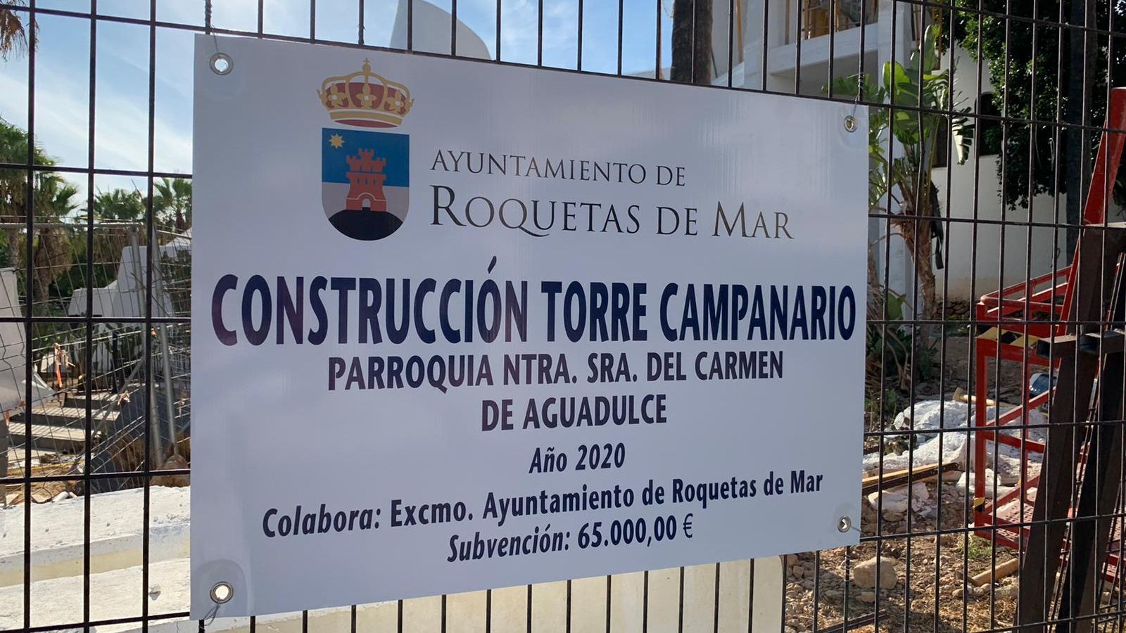 El Ayuntamiento de Roquetas sufraga gran parte del coste de la obra.