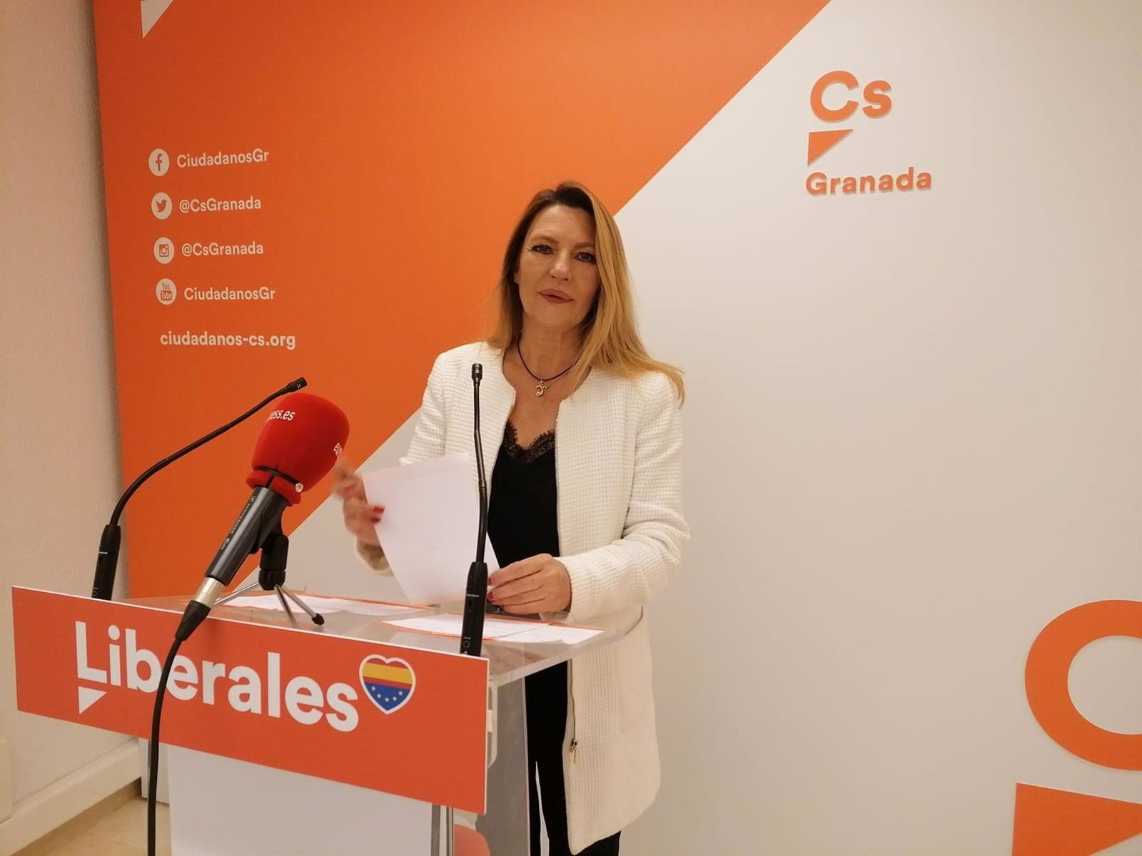 La responsable de Acción Institucional de Ciudadanos (Cs) en la provincia de Granada, Concha Insúa