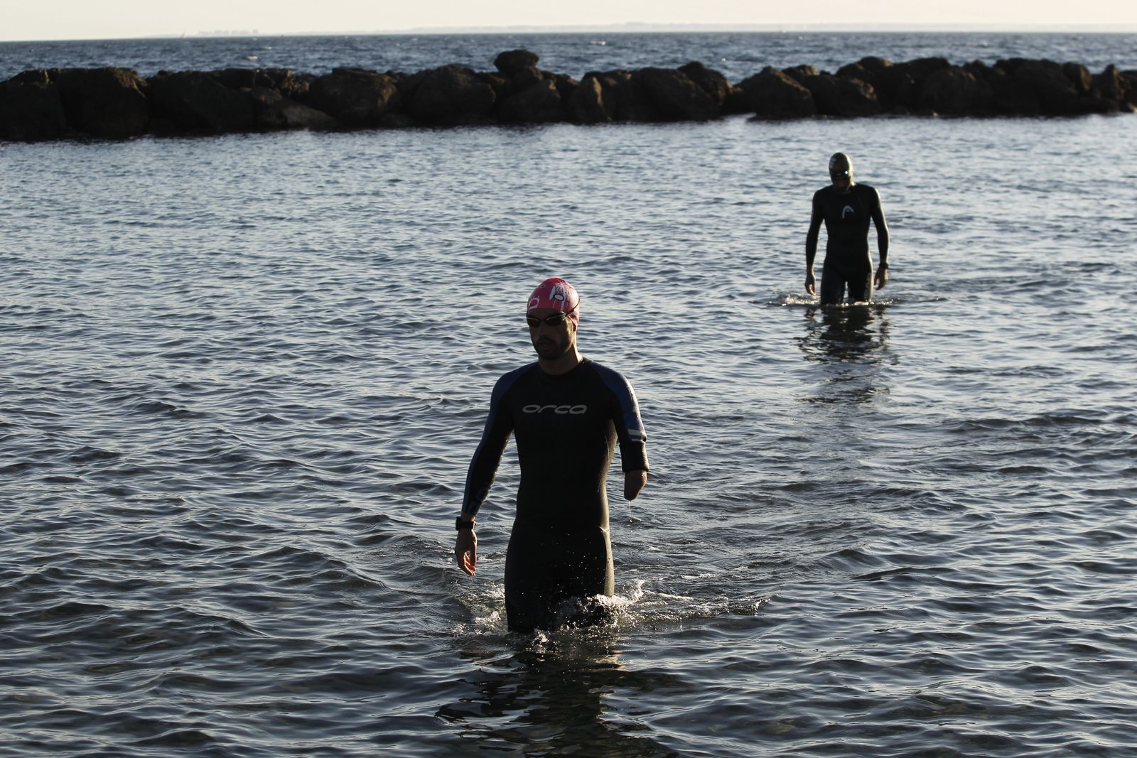 Galería gráfica entrenamiento paratriatleta Jairo Ruiz. Almería