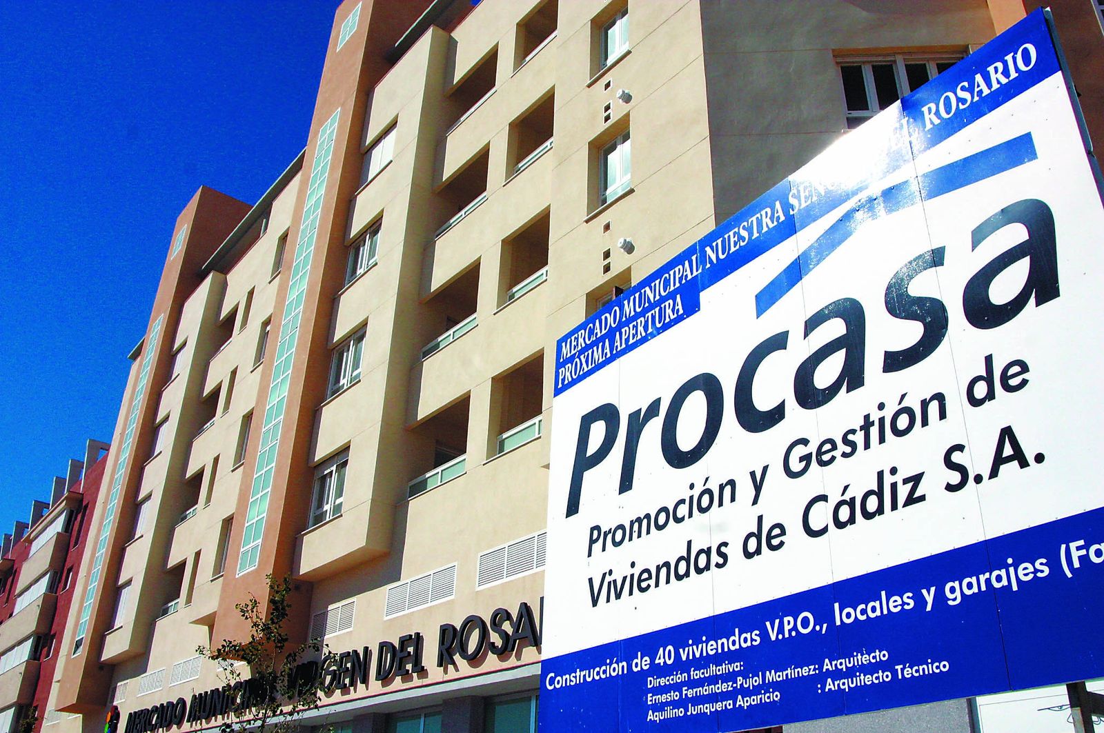 Imagen de archivo de un cartel de Procasa