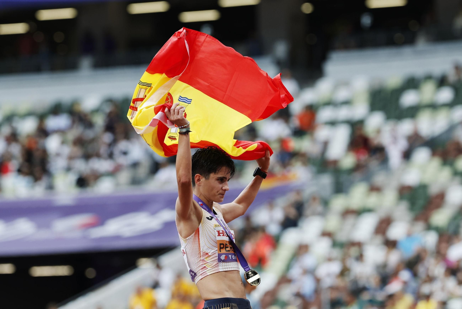 Las mejores imágenes del nuevo oro de María Pérez