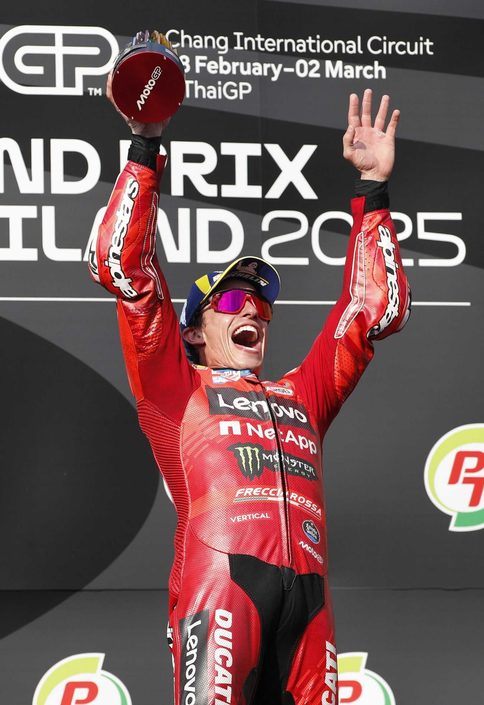 Las fotos del triunfo de Marc Márquez en Tailandia