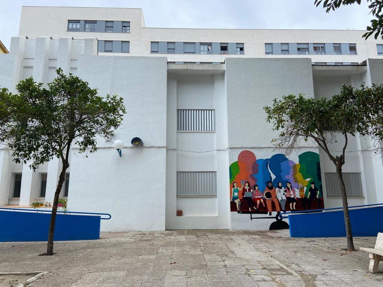 Exterior del nuevo edificio del IES San Severiano