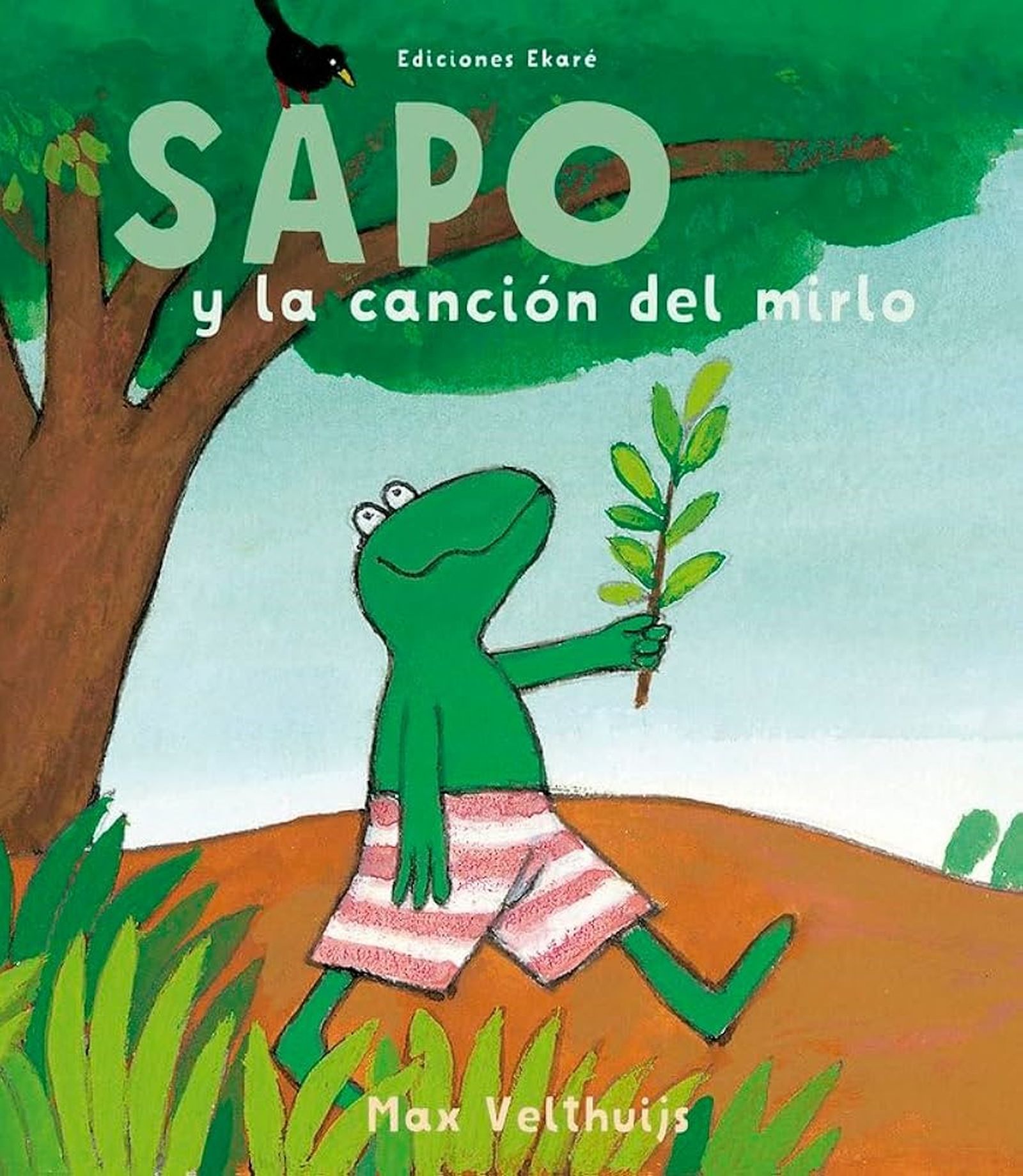 Portada de Sapo y la canción del mirlo.