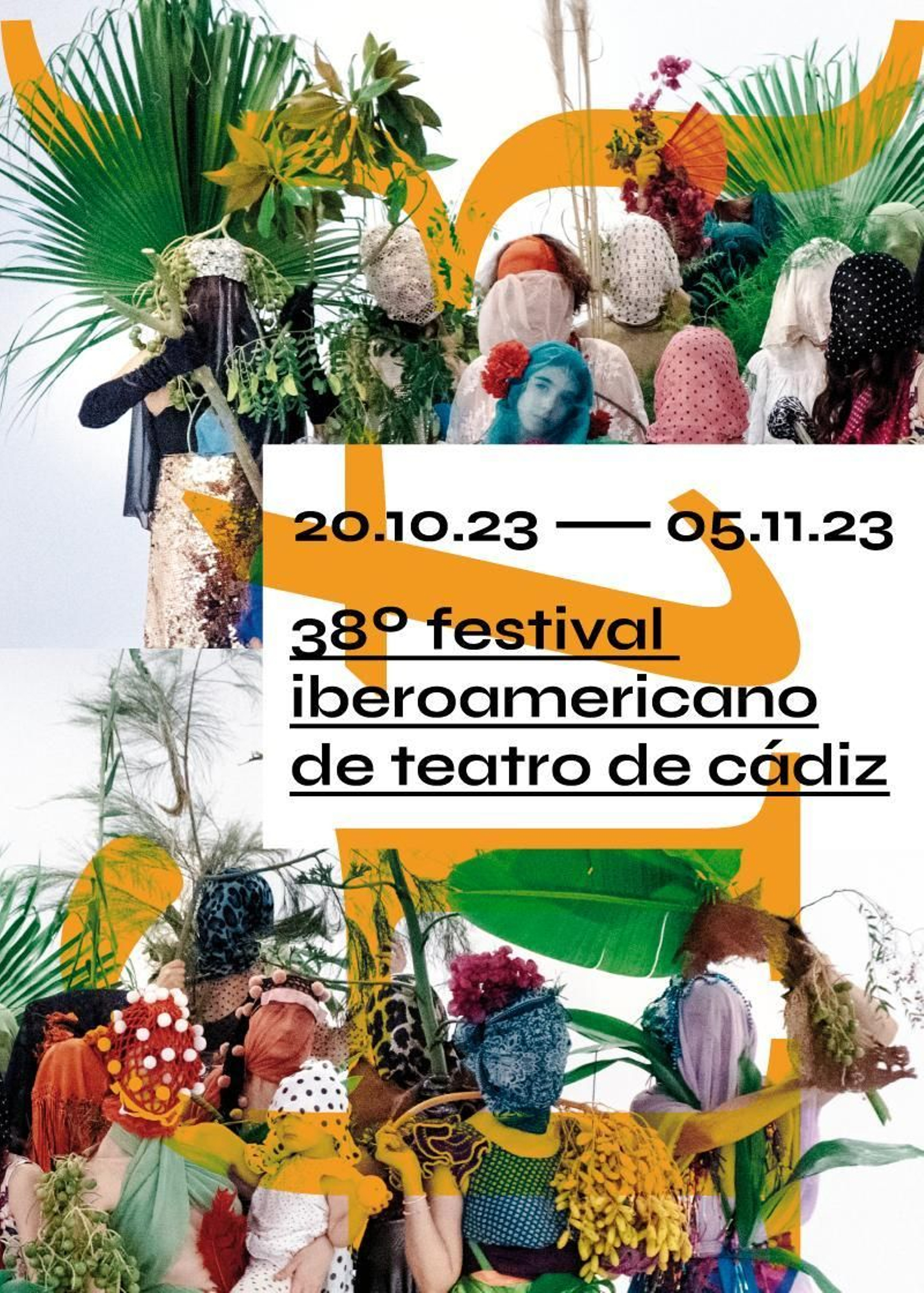 Una imagen del cartel de la 38 edición del Festival Iberoamericano de Teatro (FIT).