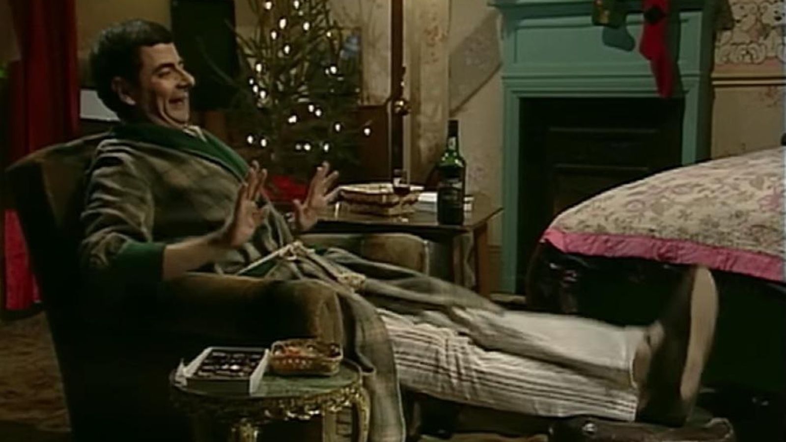 La Navidad de Mr. Bean con jerez.