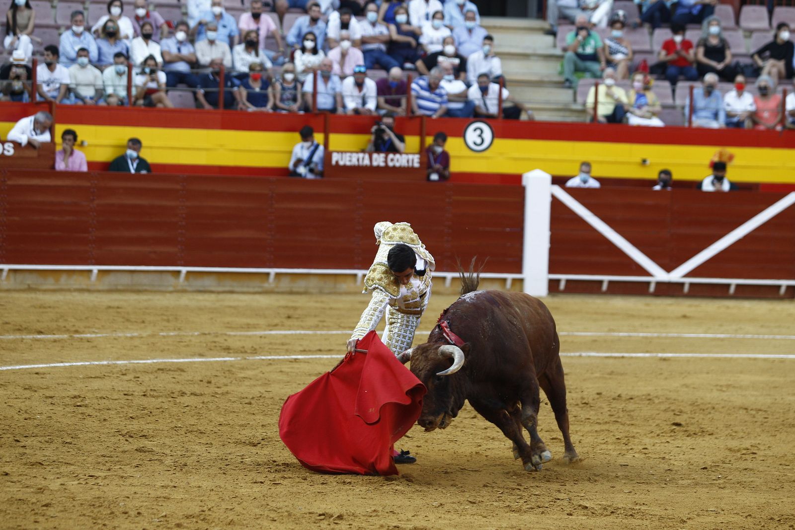 Fotogalería corrida de toros. Cayetano Rivera, Paco Ureña y Roca Rey. Roquetas de Mar.