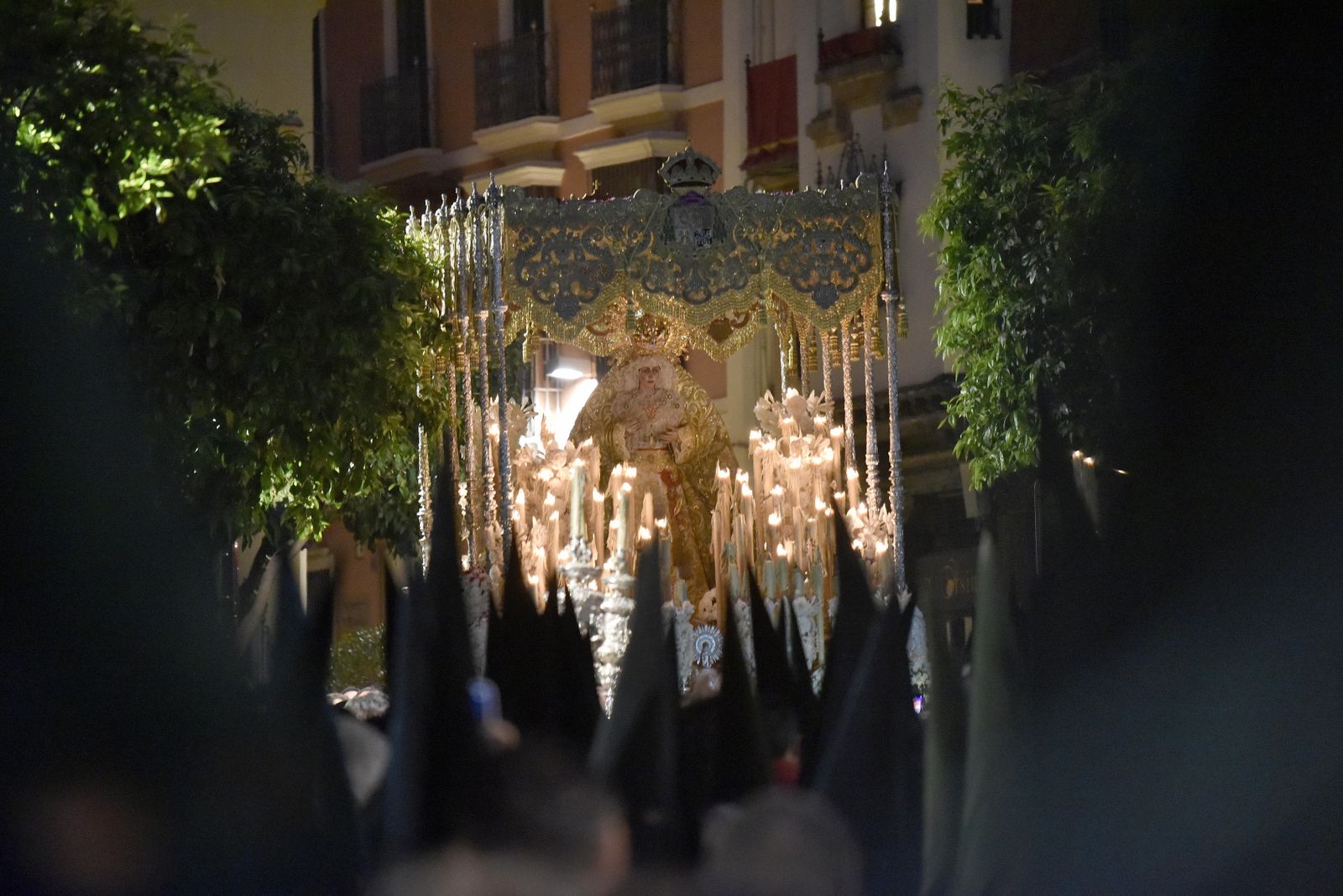 La Virgen de la Esperanza de la Hermandad de la Macarena.