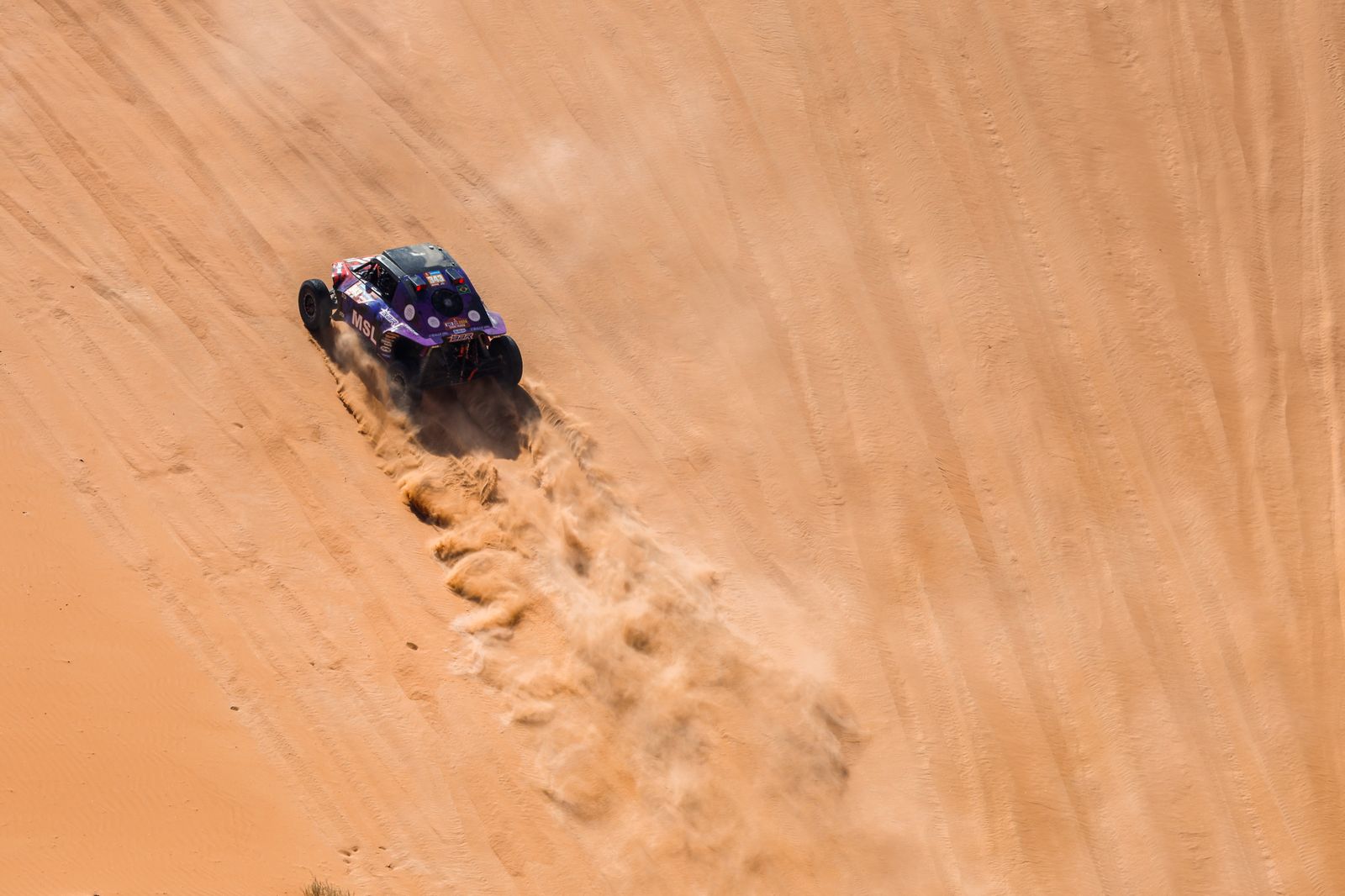 Las mejores fotos del Dakar por las dunas