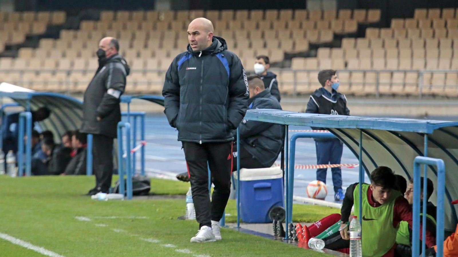 Diego Galiano, entrenador del Xerez CD.