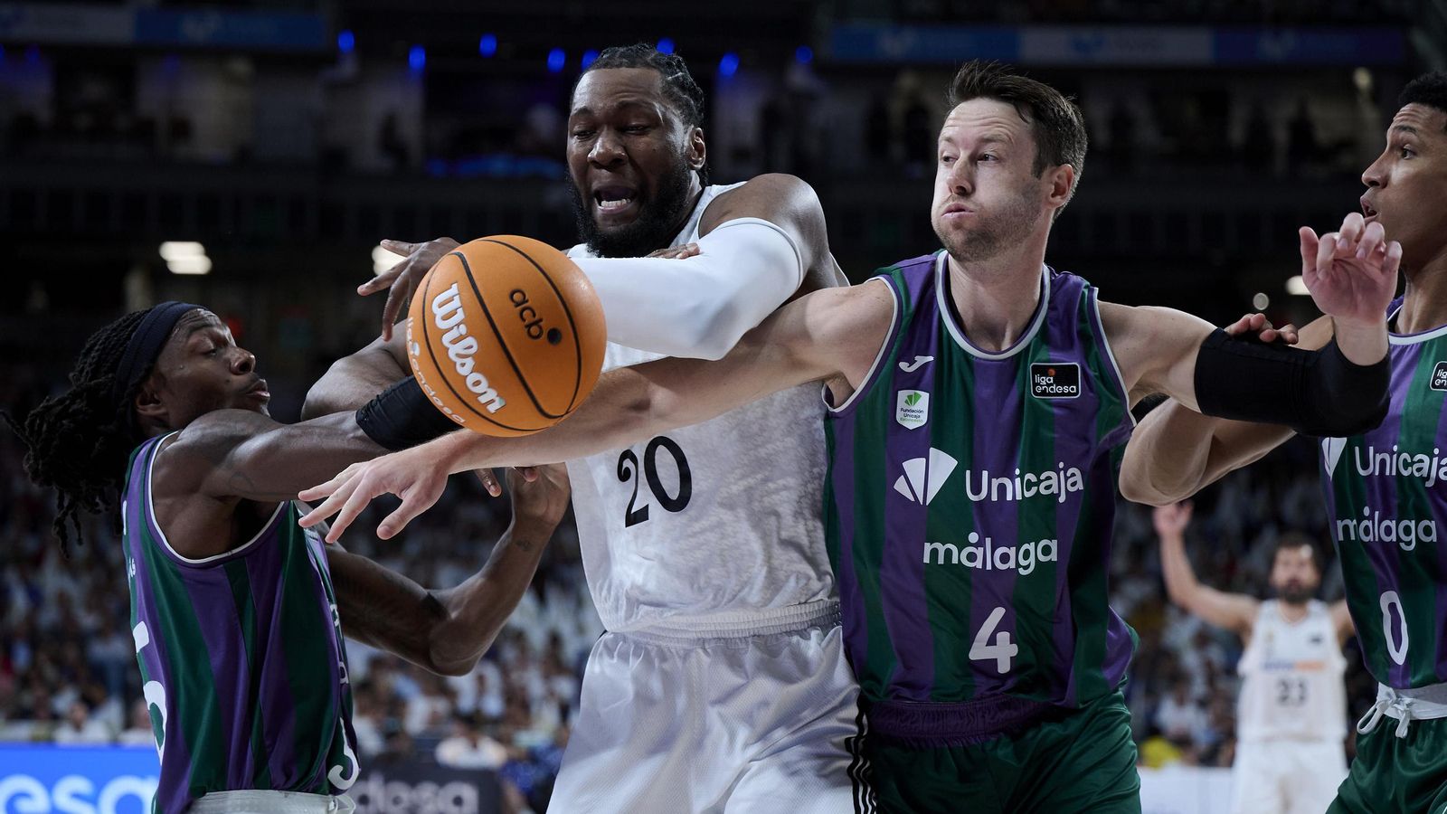 El Real Madrid-Unicaja, en fotos