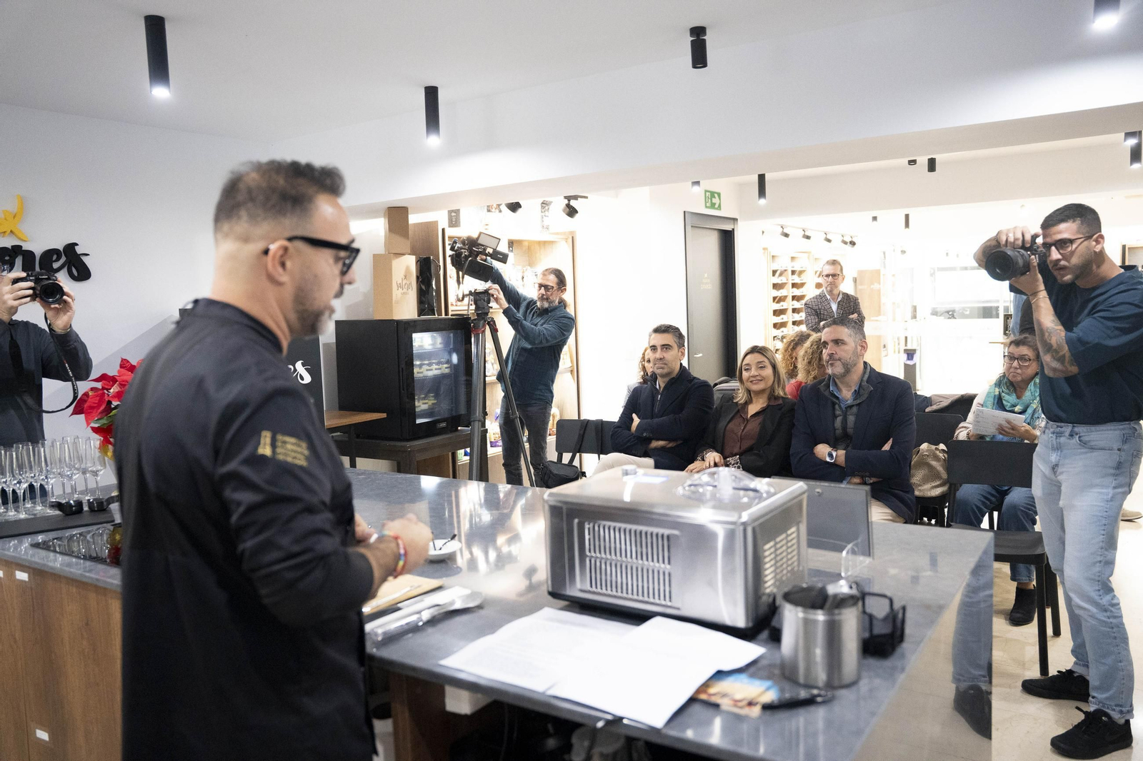 Las imágenes del delicioso sorbete gourmet de Gamba Roja de Alejandro Reyes