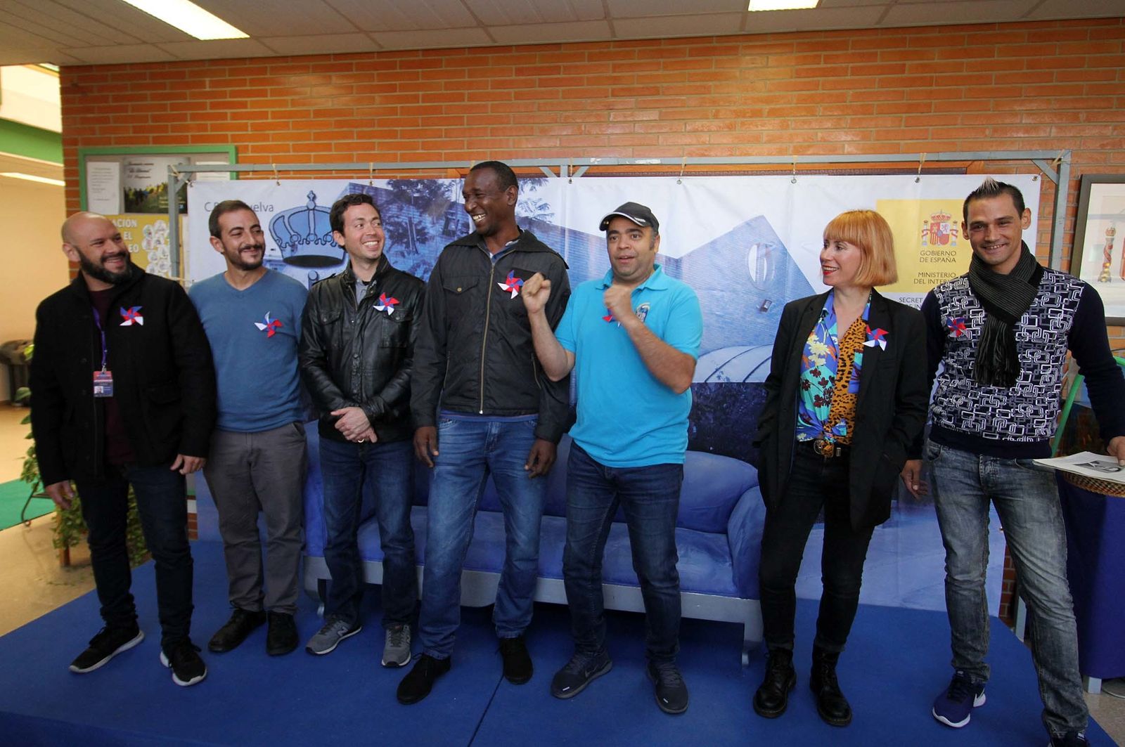 "El Piedra" visita la cárcel de Huelva, en imágenes