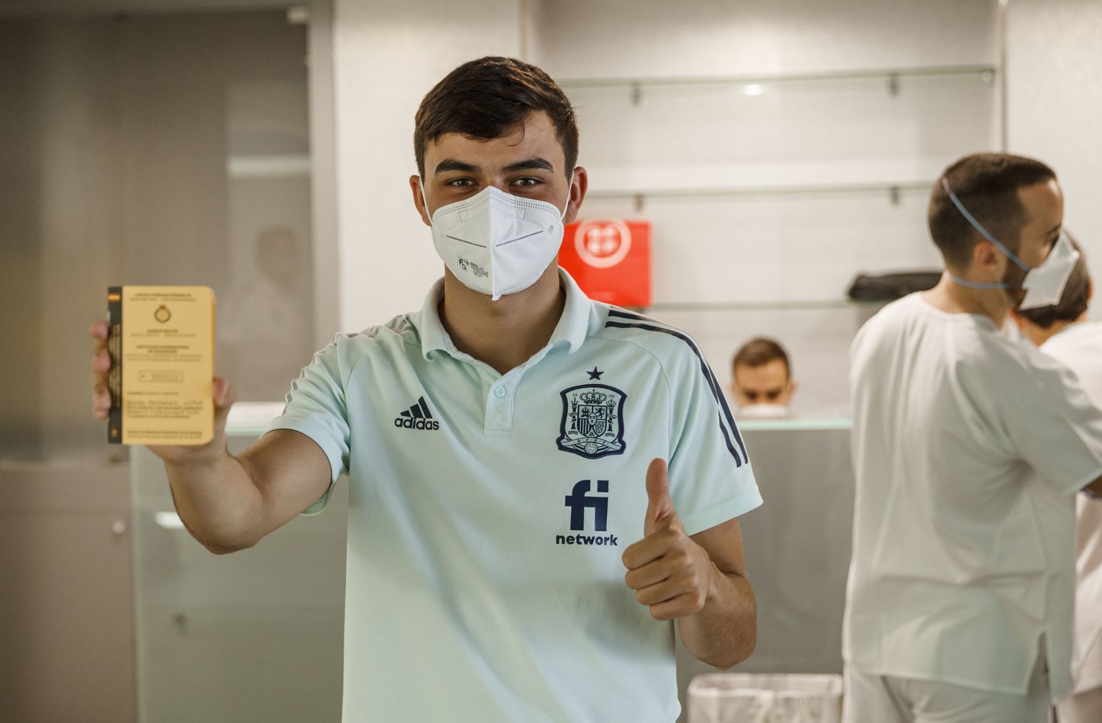 La vacunación de la selección española de fútbol para la Eurocopa