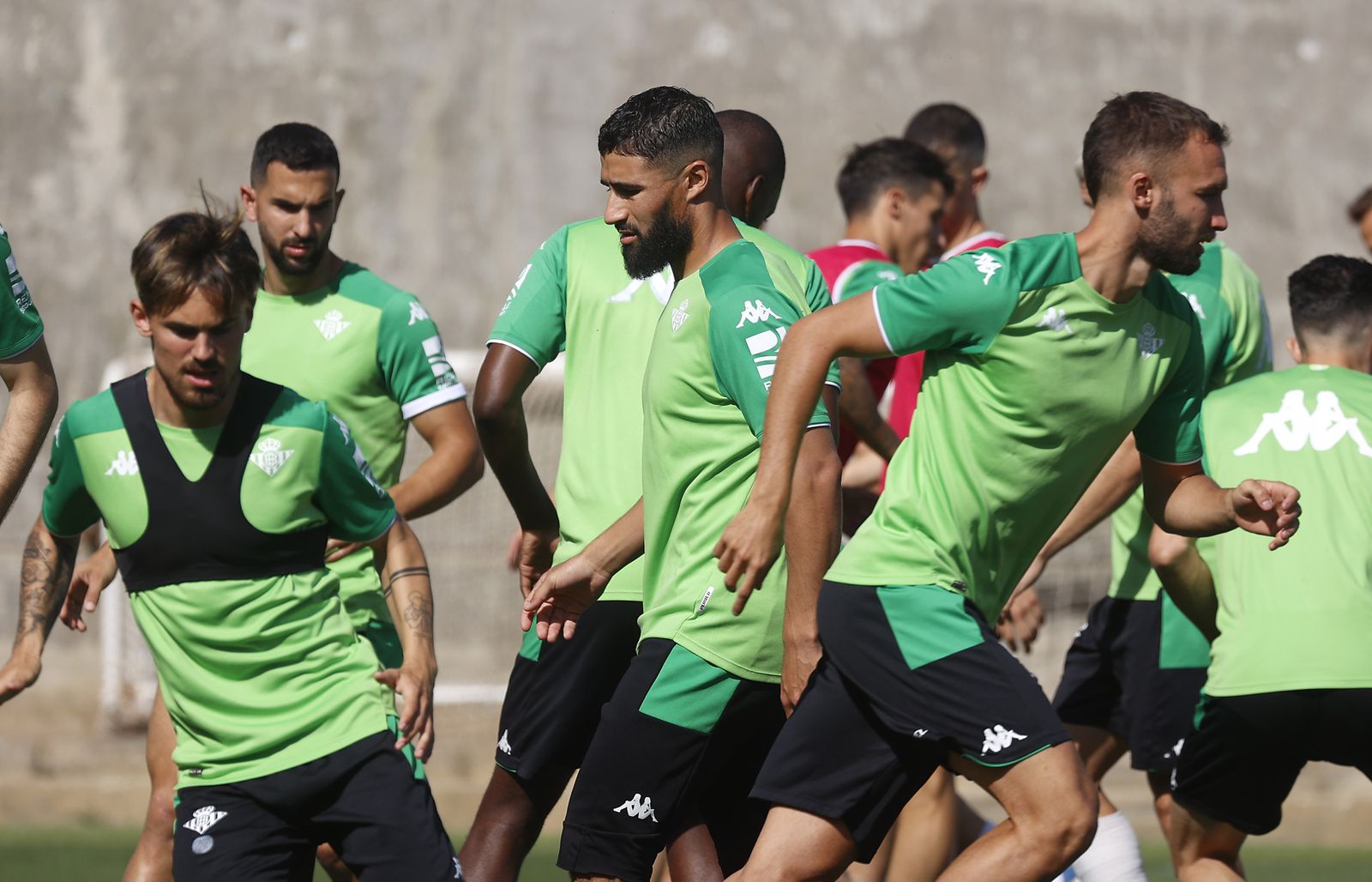 Entrenamiento del Betis de este miércoles 18 de mayo.