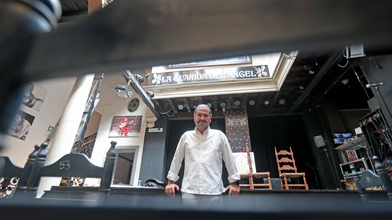 El empresario jerezano, en un negocio que cumple 25 años.