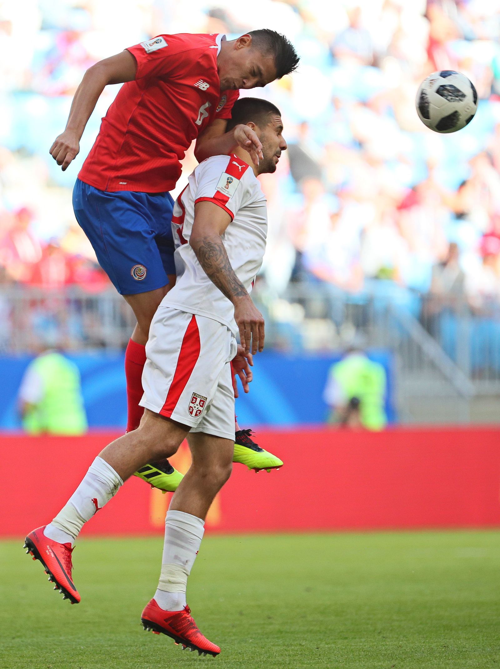 Las imágenes del Costa Rica-Serbia