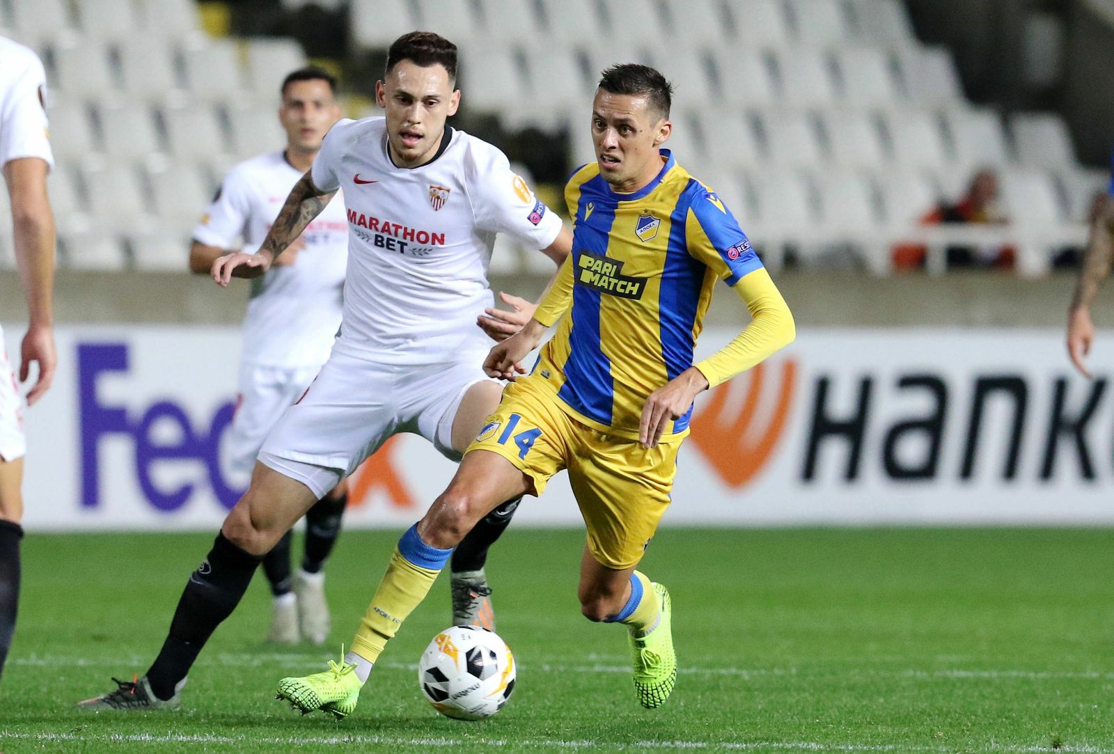 Las imágenes del APOEL-Sevilla