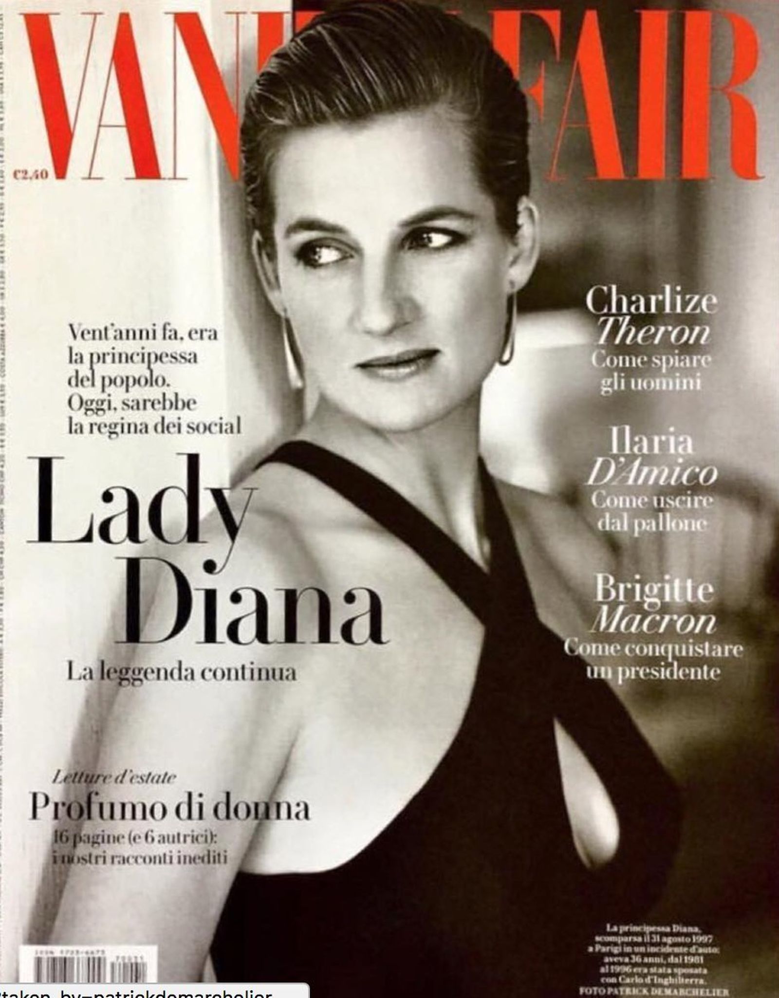 La edición italiana de la revista 'Vanity Fair' rinde homenaje a Lady Di