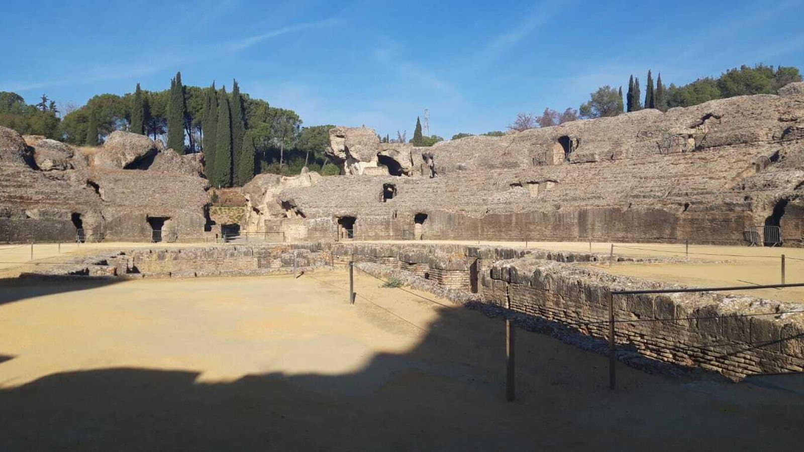 Las ruinas de Itálica, en Santiponce.
