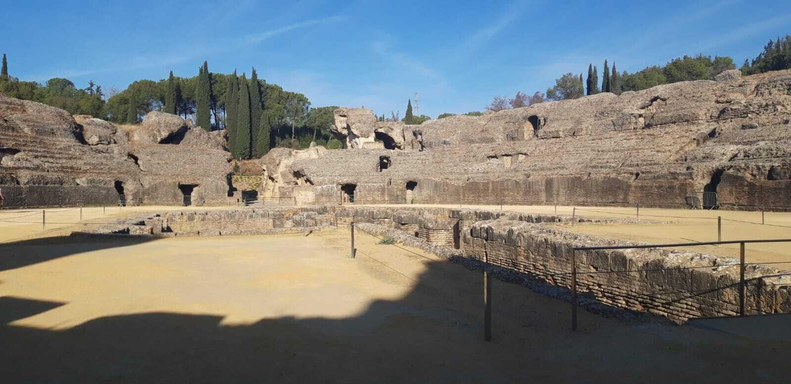Las ruinas de Itálica, en Santiponce.