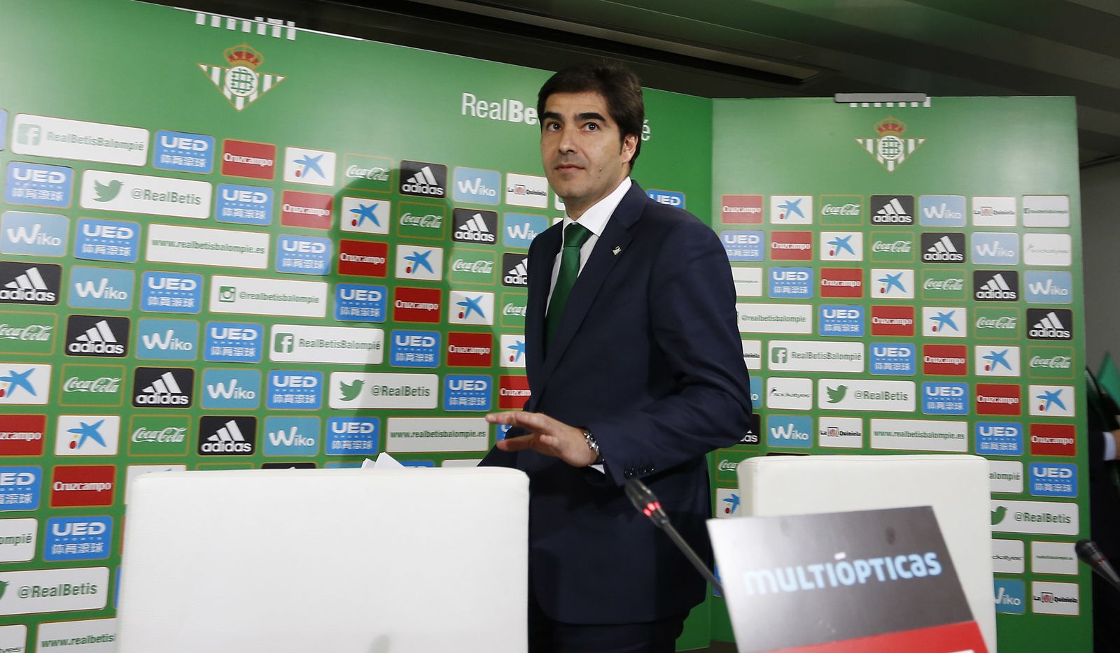 Ángel Haro, durante una rueda de prensa.