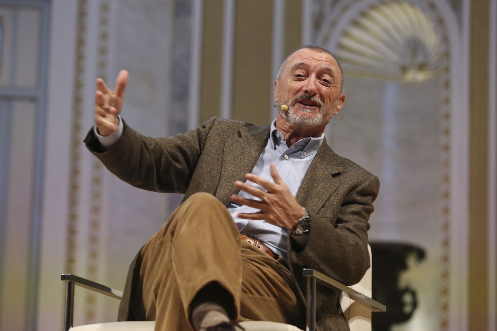 El escritor Arturo Pérez-Reverte.