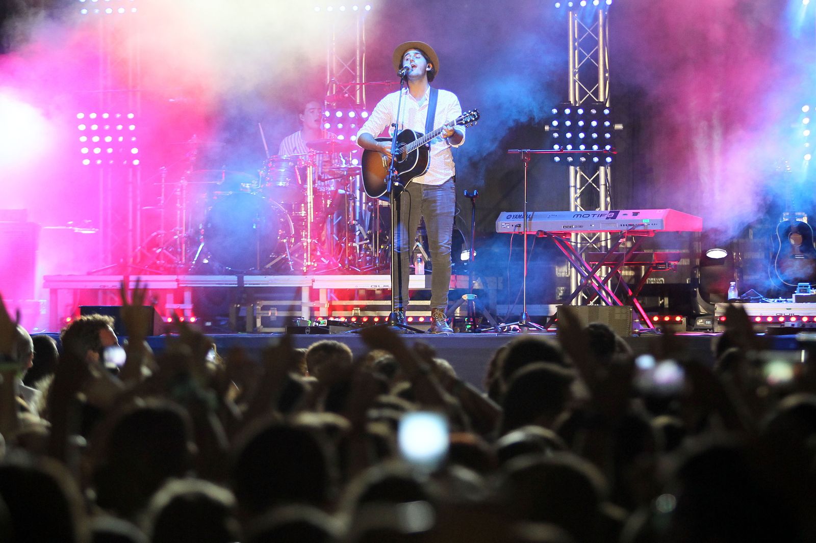 Un momento de la actuación de Morat el pasado sábado en La Tonelería.