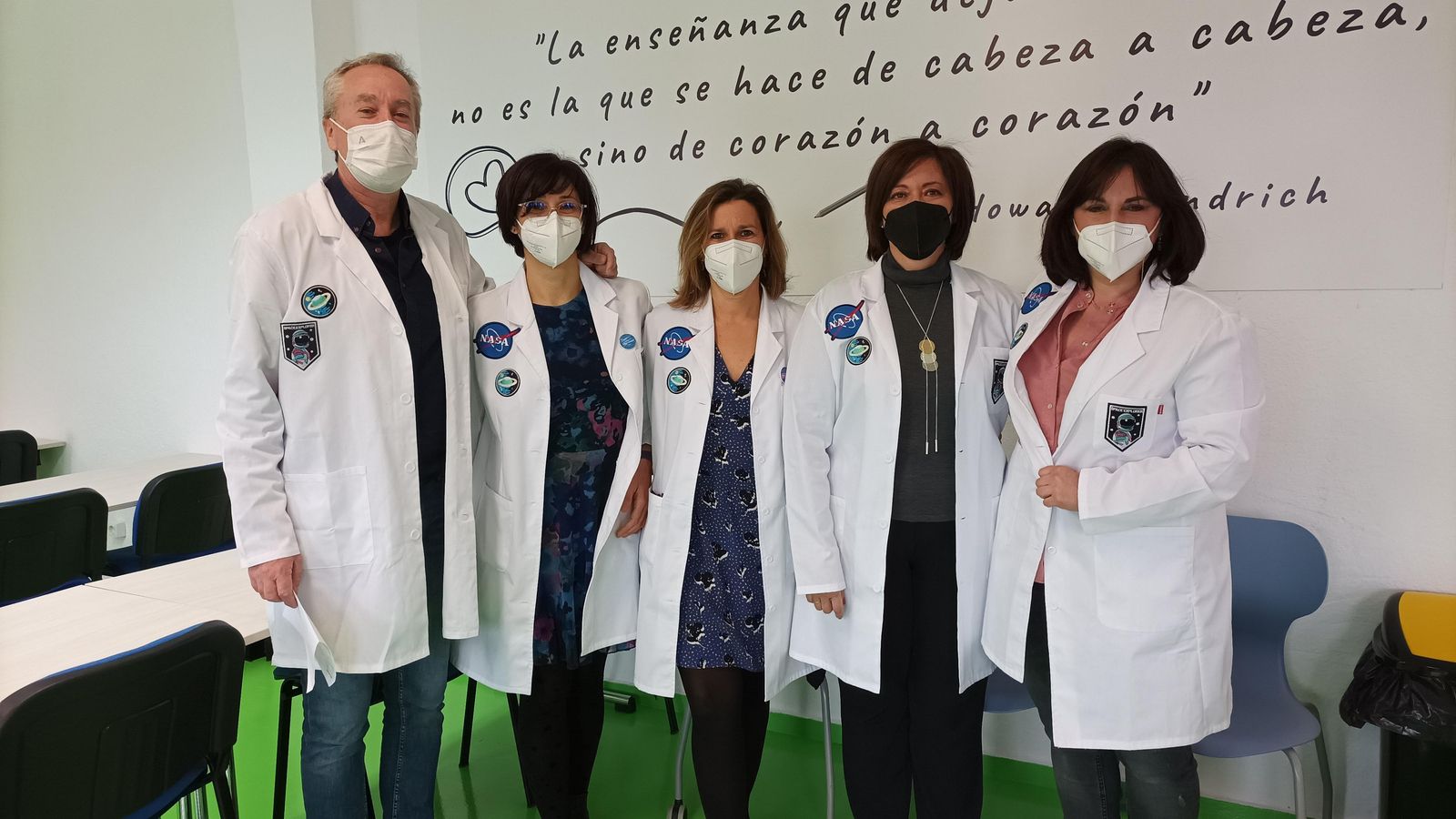 El equipo de dirección y asesores del CEP de Aracena.