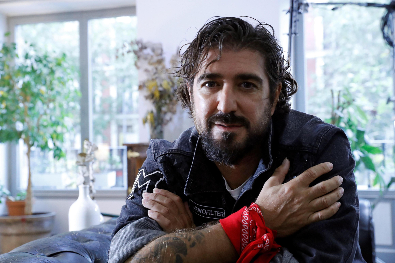 El cantante Antonio Orozco, durante una entrevista.