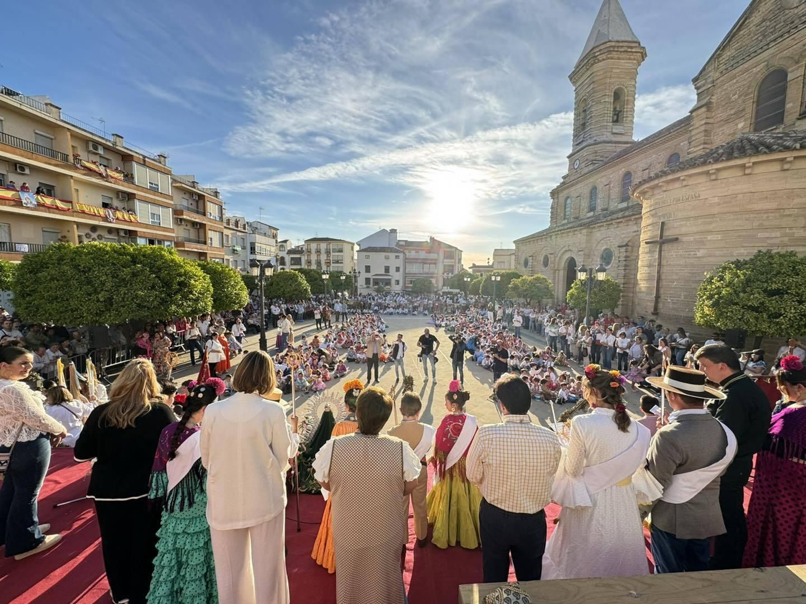 En imágenes: Los más pequeños celebran su romería escolar en Porcuna