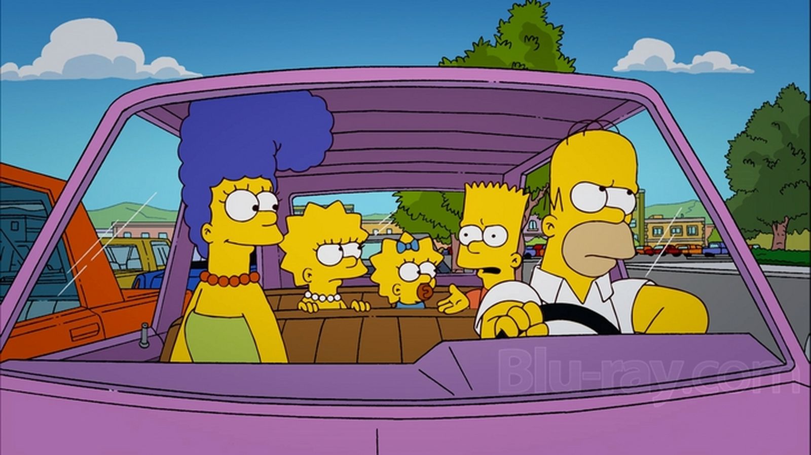 Homer y su familia en un episodio de la temporada 20 de 'Los Simpson'