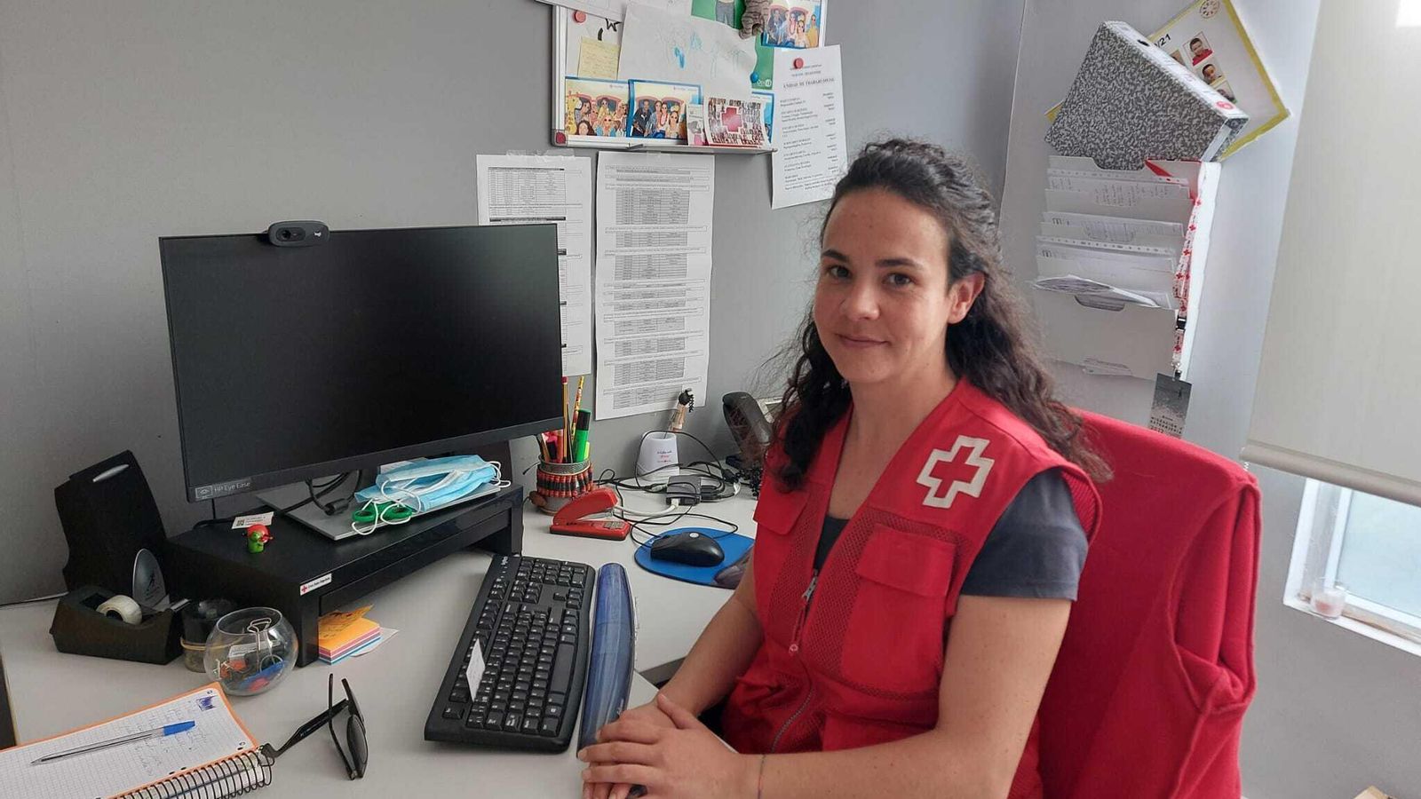 Marga Veiga del Pino, responsable del programa de Inmigración de Cruz Roja