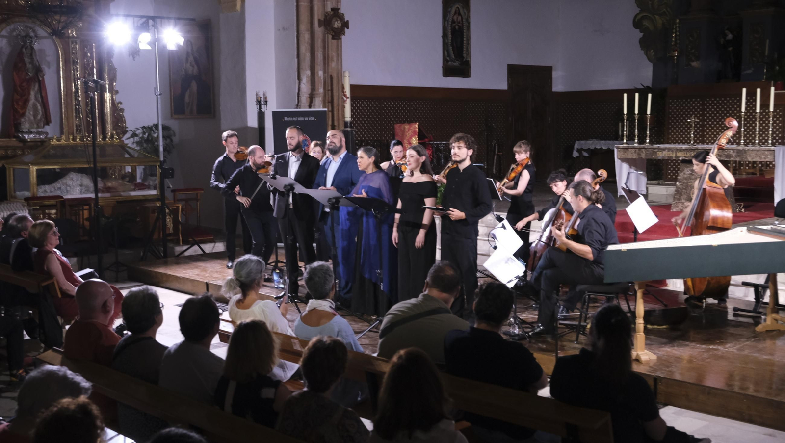 Concierto de Collegium Musicum Madrid, en el Festival de Vélez Blanco, en imágenes